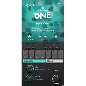 UJAM Groovemate One(オンライン納品専用) ※代金引換はご利用頂けません通販セール
