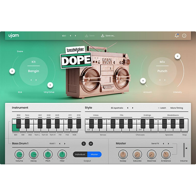 UJAM Beatmaker DOPE 2(IC[i)(s)