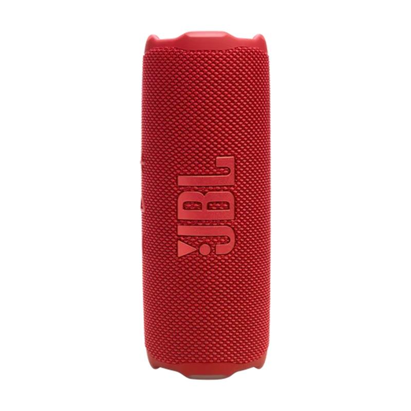 楽器種別：新品JBL/新品 商品一覧＞＞レコーディング【10，000円〜25，000円】 商品一覧＞＞モニタースピーカー/モニタースピーカー/JBL 商品一覧＞＞パワーレックは、専門スタッフに気軽に相談できる渋谷発のDTM・レコーディング機材専門フロアです。JBL Flip 7 Red (レッド)(ジェイビーエル)(スピーカー)(マルチスピーカー接続)(IP68防水防塵)(ロスレスオーディオ)(FLIP7RED)【国内正規品・1年保証】商品説明【製品の特長】手のひらに収まる、人生のサウンドトラック。JBL FLIP 7は、いつでもどこでも比類のないJBLサウンドを提供します。音楽そのものがそうであるように、音楽の聴き方にも境界線はありません。ビーチパーティーで盛り上がるときも、庭やお風呂でゆったりくつろ ぐときも、ロマンチックな夜のムードを演出するときでも、FLIP 7はあらゆるシチュエーションに合わせて豊かな時間を生み出してくれます。独創的な新技術 AI Sound Boostにより、JBLのシグネチャーサウンドがこれまでになく強力で比類のないものへと進化しました。その結果、JBL FLIP7は、コンパクトな筐体からは信じられないほどのパワフルかつ心躍るサウンドを実現しています。また、FLIP 7の特長はそのデザインとパワフルさだけではありません。FLIP 7は業界トップクラスのIP68防水・防塵性能を誇り、最高品質のサウンドを提供しながらあらゆる環境で使用可能です。さらに、新しいPlaytime Boost機能により最大16時間の再生時間を実現。お気に入りの音楽をノンストップで楽しみ尽くしましょう。JBLの高品質サウンドをもっと幅広く広範囲で楽しみたいと思ったら、もちろんそれも可能です。他のAuracast対応のJBLスピーカーに接続することで、同じプレイリストをより広範囲（かつ大人数）で共有できます。サイクリング仲間と一緒に郊外を駆け巡ったり、ホームパーティーのエリアを別室まで拡大したりと、自由自在にサウンドをお楽しみください。JBL FLIP 7は普通のポータブルスピーカーとは一味違い、コンパクトながら強力な存在感を放つ、最強のスピーカーです。●AI Sound Boost搭載で迫力満点のJBLプロ・サウンド低域用のアンプを強化してスケール感を向上させると同時にツイーターもアップグレードしました。その結果、最大音量でもパワフルでクリアな低音を実現するだけでなく、新開発のドーム型ツイーターを加えた合理的な設計により、鮮明な高音を実現しつつサウンド全体での説得力が増しています。 さらに、独自の新技術AI Sound Boostを搭載したことにより、音楽信号をリアルタイムで解析し、歪みを抑えてFLIPシリーズ史上最高の音響性能を実現できるようになりました。まさに、FLIP 7の一台一台にJBLのサウンドエンジニアが宿っているようなものです。 そのため、従来のポータビリティはそのままに、より高品質でオールラウンドなサウンドを提供できるようになりました。 これまでと同じサイズ感で、これまでよりパンチの効いたサウンドを。●最大14+2時間の再生時間1回の充電で最大14時間再生可能。最高のムードをノンストップで継続します。パーティーをもう少しだけ楽しみたかったり大切な人との時間をあと少しだけ延長したいような時でもご心配なく。Playtime Boostでさらに最大2時間再生時間を延長できます。●Auracastによるマルチスピーカー接続仲間たちと同じグルーヴを共有したいと思ったことはありませんか？ もちろんそれも可能です。Auracast搭載で、2台のFlip 7を簡単にステレオペアリング。さらに複数のAuracast対応JBLスピーカーと接続することで、より広いサウンドステージを実現し、より広いエリアで同時に音楽を再生することが可能です。●IP68準拠の高い防水・防塵性能JBL Flip 7はできる限りどんな環境であろうと使用し続けられるように設計されています。業界トップクラス・IP68*準拠の防水防塵設計に加えて、1メートルの高さからコンクリートの床に落としても問題ないように衝撃への耐性も強化*しています。とはいえ、友達に見せびらかすためにスピーカーを放り投げて回るようなことはしないでくださいね。それより、パーティーを思いっきり楽しみましょう！ *深さ最大1.5メートルの真水に最大30分間水没させた実験条件に基づく。 *1mの高さからの落下試験を実施・通過。落下による無破損・無故障を保証するものではなく、落下による破損・故障は保証の対象外となります。●ロスレスオーディオ再生ロスレスで、音楽がさらに高品質に。より深い楽しみを知っている音楽ファンのために、USB Type-Cポートを介してラップトップやその他のオーディオデバイスにプラグインすることで、ロスレスオーディオ再生*を可能にしました。 *デバイス側でPCMにデコードのち再生。24bit/48kHzまで。 再生デバイス(USB-C端子搭載のiPhone/Android/Windows PC/MAC)にUSBケーブルを接続し、FLIP7の「PLAY」ボタンを長押ししている最中にUSBケーブルをつなぐと、自動的にUSBオーディオモードに入ります。USBケーブルは1.2m 以下のUSB 2.0ケーブルを別途ご用意ください。●環境に配慮したサステナブルな筐体とパッケージJBL Flip 7は、スピーカーグリルに77%の再生プラスチックと100%の再生ファブリックを使用しています。また、パッケージはFSC認証紙を使用し、環境負荷の低いソイインクで印刷されています。●PushLockシステムでアクセサリー交換可能カラビナも、ストラップも、片手1つで楽々切り替え。新しいPushlockシステムでアクセサリーが交換可能になり、お手軽にサウンドを持ち運べるようになりました。着脱はボタンを押すだけ。ストラップとカラビナははじめから同梱されています。●JBL PortableアプリJBL Portableアプリを使用すればJBL FLIP 7 のカスタマイズやFWアップデートが可能。その時その時の気分に合う最高のサウンドを、いつでも最新の状態で楽しむことができます。【製品の仕様】仕様一覧S/N比80 dB出力 (W)25 W RMS for woofer， 10 W RMS for tweeterオーディオ仕様周波数特性60 Hz - 20k Hzスピーカードライバー45 x 80 mm woofer/1.75 x 3 ， 16 mm tweeter/ 0.6サイズ寸法（幅×高さ×奥行き）（cm）18.3 x 7.0 x 7.2寸法（幅×高さ×奥行き）（in）7.2 x 2.7 x 2.8本体重量(kg)0.826本体重量(lbs)1.82コントロール及び接続仕様Bluetooth プロファイルA2DP 1.4， AVRCP 1.6Bluetooth 送信周波数範囲(GHz)2.4 - 2.483Bluetooth送信機の変調GFSK， π/4 DQPSK， 8DPSKBluetoothトランスミッター電源? 14 dBm (EIRP)Bluetooth バージョン5.4バッテリー充電時間(hrs)2.5最大動作温度45°CバッテリータイプLi-ion polymer 17.28 Wh最大再生時間14特徴IPX定格IP68Wireless有防水対応有iOS / Android対応のモバイルアプリ有Auracast対応有Bluetooth有■同梱物JBL Flip 7 x 1カラビナ x 1ショートストラップ x 1クイックスタートガイド x 1保証書/安全シート x 1*充電用USBケーブルは同梱されません。※ご購入いただいた製品を長く安心してご利用いただくため、 JBL国内サイトでの製品登録（無料）をおすすめしています。※詳細な製品仕様はメーカーサイトをご確認お願い致します。※ご使用前にご利用環境や動作状況などを予めご確認の上、ご購入をお願い致します。※商品の仕様、価格並びに付属品などは予告なく変更することがあります。#ジェービーエル #ジェイビーエルイケベカテゴリ_レコーディング_モニタースピーカー_モニタースピーカー_JBL_新品 SW_JBL_新品 JAN:4968929223541 登録日:2026/06/10 モニタースピーカー スタジオモニター