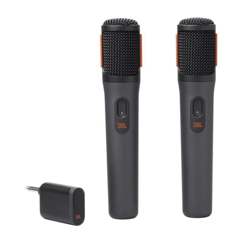 楽器種別：新品JBL/新品 商品一覧＞＞レコーディング【10，000円〜25，000円】 商品一覧＞＞モニタースピーカー/モニタースピーカー/JBL 商品一覧＞＞パワーレックは、専門スタッフに気軽に相談できる渋谷発のDTM・レコーディング機材専門フロアです。JBL PartyBox Wireless Mic (ジェイビーエル)(ワイヤレスマイク)(2.4GHz帯)(PBWIRELESSMIC)【国内正規品・1年保証】商品説明【製品の特長】JBL PartyBox Wireless Micで、楽しい時間をさらに楽しく。2.4GHzデジタル方式で開放感のあるワイヤレス接続が可能。クリアで魅力的なサウンドをお楽しみ下さい。どのPartyBoxスピーカーにマイクをつなげても、屋内外問わずクリアで魅力的なサウンドをお楽しみいただけます。内蔵のフォームポップフィルターによりポップノイズを最小限に抑え、さらにショックマウントシステムによりマイクを手渡しするときの音も低減します。最大20時間再生。PartyBox内蔵のバッテリーで充電しながら使うことも可能。楽しいパーティーを中断する必要はありません。JBL PartyBox Wireless Micがあれば、どこでもすぐライブ会場に。●クリアな音声、鮮明なサウンドカーディオイドピックアップパターンを採用し、ノイジーな場所でもあなたの声をしっかりと収音します。どのJBL PartyBoxとつないでも、温かく、クリアで、鮮明なボーカルサウンドを生み出し、誰もが最高のサウンドを簡単に実現できるように設計されています。●低ノイズ設計ショックマウントシステムにより、マイクを手渡しする際の音も最小限に抑えつつ、ポップフィルターを内蔵することでパフォーマンスの妨げになる呼吸音も防ぎます。●きわめてシンプルな操作感プラグを差し込むだけですぐに歌えるので、ややこしい設定は何もありません。●歴代のPartyBoxシリーズに対応全てのJBL PartyBoxシリーズスピーカーと組み合わせられます。(PartyBox Encoreは除く)●充電可能なバッテリーバッテリー残量が少なくなったら、マイクをJBL PartyBoxの充電ポートに差し込んで。充電中もマイクは使用できます。10分間充電するとさらに2時間使用できます。●ソイインクで印刷したFSC認定紙によるパッケージJBL PartyBox Wireless Micは、生分解性の高いソイインクで印刷されたFSC認定紙に梱包されています。●ロングバッテリー設計最大20時間*の再生時間で、一晩中パーティーを続けましょう。（*ドングルは最大12時間）●安定した2.4GHzデジタル接続2.4GHz帯のデジタルワイヤレス方式を採用しているため、最大30mの距離で安定した接続が可能です。ストリート・パフォーマンスでも活躍します。【製品の仕様】仕様一覧キャリア周波数2404〜2478MHz暗号化AES - 128作動範囲30mレイテンシー12ms未満周波数/チャネルの選択アダプティブ・チャネル・セレクト周波数特性50Hz〜15kHzダイナミックレンジ100dBA @ 1KHzS/N比59dBA以上全高調波歪率1%未満 @ 94dB SPL、200 - 10KHz送信電力10dBm未満レシーバーの最大出力レベル1V RMS 未満サイズマイクヘッド16mm ECMマイクの寸法（幅×高さ×奥行）45.5 × 224.5 × 42.5mmマイクの重量約270 gドングルの寸法（幅×高さ×奥行）42 × 96.5 × 18 mmドングルの重量約43 gパッケージの寸法（幅×高さ×奥行）131 × 72 × 236mm総重量約854 gバッテリーマイク充電式バッテリー600mAh 3.7Vリチウムイオンバッテリードングルバッテリー700mAh 3.7Vリチウムイオンバッテリーマイクの使用可能時間最大20時間ドングルの使用可能時間最大12時間マイクのバッテリー充電時間オフモードで 最大2.5時間ドングルのバッテリー充電時間オフモードで 最大2.5時間■同梱物JBL PartyBox Wireless Mic × 2ドングル × 1クイックスタートガイド × 1安全上のご注意と保証カード × 1USB Type-Cケーブル (30cm) × 1※ご購入いただいた製品を長く安心してご利用いただくため、 JBL国内サイトでの製品登録（無料）をおすすめしています。※詳細な製品仕様はメーカーサイトをご確認お願い致します。※ご使用前にご利用環境や動作状況などを予めご確認の上、ご購入をお願い致します。※商品の仕様、価格並びに付属品などは予告なく変更することがあります。#ジェービーエル #ジェイビーエルイケベカテゴリ_レコーディング_モニタースピーカー_モニタースピーカー_JBL_新品 SW_JBL_新品 JAN:4968929221301 登録日:2026/06/10 モニタースピーカー スタジオモニター