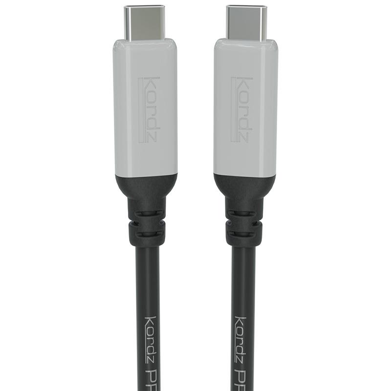 楽器種別：新品Kordz/新品 商品一覧＞＞レコーディング【10，000円〜25，000円】 商品一覧＞＞ケーブル・変換プラグ/デジタルケーブル/Kordz 商品一覧＞＞パワーレックは、専門スタッフに気軽に相談できる渋谷発のDTM・レコーディング機材専門フロアです。Kordz PRO 20Gbps 60W Passive USB-C Cable 3.0m (コーズ)(USBケーブル)(4K60FPS)(20Gbps)(USB4 Gen2)(K28655-0300-CH)商品説明【製品の特長】Kordz PRO Passive USB-C CableはUSB4 Gen2のフル機能をサポートし、最大20Gbpsのデータ転送速度、4K60ビデオ、そして2mで最大240W、3mで最大60Wの電力供給を実現します。ポリカーボネート製のコネクタは、凹型や狭いUSB type-Cポートとの互換性を確保し、軽量構造によりデバイスソケットへの負担を最小限に抑えます。0.5mから3mまでの長さで展開され、複雑なAV機器や電源アプリケーションにおいて信頼性の高い長距離USB type-C接続を必要とするプロフェッショナルインテグレーター向けに特別に設計されたソリューションです。・20Gbpsのデータ転送と4K60ビデオサポートを備えたUSB4 Gen2のフル機能をサポートするパフォーマンス・PD3.1 EPR 240W 電力供給（最大 2m まで）、PD3.1 SPR 60W 電力供給（3m まで）認定・コンパクトなポリカーボネートコネクタシェルにより、デバイスポートへの負担を軽減・EMI保護とコネクタ強度強化のための内部金属シェル・0.5mから3mの長さを展開・狭いスペースにも簡単に設置できる軽量で柔軟な設計・安全と安心のためのVW-1耐火ケーブル・安心の2年間保証付き【製品の仕様】●対応データレート 20Gbps●対応電力供給 0.5m〜2.0m: 240W PD3.1拡張電力範囲3.0m: 60W PD3.1標準電力範囲●ケーブル導体 0.5m〜2.0m: ツイストペア3.0m: 同軸●プライマリデータチャネル導体 0.5m〜2.0m: 撚り線 31AWG OFC3.0m: 銀メッキ撚り線 28AWG OFC●プライマリ データ チャネル絶縁体 0.5m〜2.0m: ポリエチレン ベース複合材3.0m: FEP 複合●プライマリ データ チャネル シールド 0.5m〜2.0m: Al/マイラー + ホットマイラー 125% カバレッジ3.0m: 錫メッキ銅編組、90% + 銅箔/マイラー 125% カバレッジ●補助チャネル導体 0.5m〜2.0m: 撚り線 32-21AWG OFC3.0m: 撚り線 34-21AWG OFC●シールド全体 0.5m-2.0m: 錫メッキ銅編組、最小 85% + Al/マイラー 125% カバレッジ3.0m: 錫メッキ銅編組、最小 85% + Al/マイラー 125% カバレッジ●ケーブルジャケット 0.5m-2.0m:VW-1 PVC 複合●コネクタシェル 耐疲労性ダイカストステンレス鋼、ニッケルメッキ●コネクタピン ソリッド OFC、30μ、金メッキ●バックシェル材質 PCアウターシェル、PVCブーツ＆ストレインリリーフ●ケーブル直径 0.5m〜2.0m: 5.0mm | 0.2in O3.0m: 5.3mm | 0.2in O●ケーブル曲げ半径 0.5m〜2.0m: 50mm | 2in3.0m: 53mm | 2in●引抜力 ?8N（0.5kg / 1.12 lbs）| ?20N（2kg / 4.5 lbs）●挿入力 ?5N（0.5kg / 1.12 lbs）| ?20N（2kg / 4.5 lbs）●コネクタ寿命 10000回イケベカテゴリ_レコーディング_ケーブル・変換プラグ_デジタルケーブル_Kordz_新品 SW_Kordz_新品 JAN:9340382014624 登録日:2026/08/13 コーズ