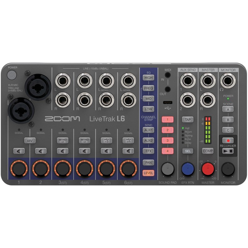ZOOM LiveTrak L6�ʥ�����ˡ�32bit�ե������б� �ߥ��������쥳��������