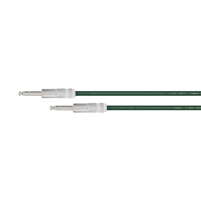楽器種別：新品Oyaide/新品 商品一覧＞＞レコーディング【〜10，000円】 商品一覧＞＞ケーブル・変換プラグ/ラインケーブル/Oyaide 商品一覧＞＞パワーレックは、専門スタッフに気軽に相談できる渋谷発のDTM・レコーディング機材専門フロアです。Oyaide QAC-222 TRS (TRS phone-TRS phone) 【2.0m】商品説明★完全国内生産による最高クラスの第一種OFC「C1011」を音楽制作用にチューニングNEO を代表するマイク・インストゥルメンツケーブルQAC-202 は、整然とした収音能力と確固とした実音の再現性を併せ持つケーブルとして、発売以来5 年以上に渡り、レコーディングをはじめ、LIVE 現場でよりハイレベルなサウンドを求める人々に支持されてきました。そして時代とともにハードウェア、ソフトウェアは進化し、楽曲のサウンドクオリティーも引き上げられています。これは今ま で見えなかった音にもフォーカスがあたり、よりシビアな再現性がケーブルに求められていることを意味します。この要求に高いレベルでこたえるために、NEOはユーザーの声をもとに、QAC-202 をブラッシュアップ。QAC-202 の魅力である存在感のあるサウンドはそのままに、さらにクリアに、さらに広域にわたる表現能力を兼ね備えたケーブル、「QAC-222」として新たに登場します。QAC-222 シリーズは完全国内生産による第一種OFC 導体C1011 を採用しています。加えてインストゥルメンツやマイクへの最適化、更なるマッチングを突き詰め、導体に硬化チューニングを施したHC-OFC を開発。一般的なオーディオ用OFC ケーブルでは得られない正確性とプロフェッショナルが求めるワイドレンジを実現、且つどの帯域においても存在感を損なわない、作業性の高いサウンドを提供します。QAC-222 は導体HC-OFC を中心に据えつつ、設計はQAC-202 を踏襲。導体を被覆する絶縁体には誘電性の低いPE（ポリエチレン）を採用、ケーブルのキャパシスタンス（静電容量）を抑制することで信号の伝送ロスが軽減され、伸びの良い高域特性が得られます。絶縁体を覆う内部シースにはLDPE（低密度ポリエチレン）を採用。内部シースを絶縁体と異なる硬度に設定することにより、ケーブルに伝わる振動が効果的に抑制され、よりシャープな定位感を実現しました。QAC-202 の思想はそのままに、「QAC-222 シリーズ」は音楽の表現の可能性を広げます。▼製品の仕様導体：HC-OFC絶縁体：PE（ポリエチレン）シールド：HC-OFC 編組XLR プラグ：Switchcrafe AAA シリーズTS/TRS フォンプラグ：NEO P-275M/P-275TRCA プラグ：NEO オリジナル金メッキプラグイケベカテゴリ_レコーディング_ケーブル・変換プラグ_ラインケーブル_Oyaide_新品 SW_Oyaide_新品 JAN:4582387107511 登録日:2014/12/13 ケーブル オヤイデ 小柳出 オヤイデ電気