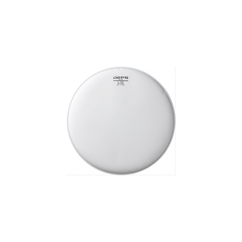 楽器種別：新品ASPR/新品 商品一覧＞＞ドラム【〜10，000円】 商品一覧＞＞ドラムヘッド/タム用/ASPR 商品一覧＞＞安心してお買い物頂けるよう、スネアもシンバルも丁寧梱包でお届けします！ASPR TE-00C8 [SL HEAD / コーティング有り 8]【お取り寄せ品】商品説明【フィルム素材ではなく、強力なアラミド繊維を採用したドラム・ヘッド】鉄の8倍の強度を持つと言われるアラミド繊維「テクノーラ」を採用することにより、フィルム素材のヘッドに比べ、中心部と周辺部のテンションの差が少なく、ヘッド全体で均質なサウンドが得られ、特にハイピッチ・チューニングでの音の詰まり感が少なく、伸びのある響きを維持することができます。また、本皮の性質である強い収縮力とアラミド繊維の強い引っ張り強度は、ドラムヘッド素材としての機能的な近さがあり、伝統的な本皮に対し、最先端の化学繊維技術によって膜振動としての共通性を確保しているとも言えます。日本製で、一枚一枚ハンドメイドで製造されております。TE-01Cと同様の耐久性を持ちつつ、より繊細なサウンドを奏でられます。材質：アラミド繊維・テクノーラ厚み：TE-01とTE-000の中間。パワーと繊細さをバランス良く両立。コーティング有り※画像は14インチですイケベカテゴリ_ドラム_ドラムヘッド_タム用_ASPR_新品 SW_ASPR_新品 登録日:2021/01/20 ドラムヘッド アサプラ