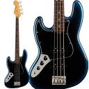 楽器種別：新品エレキベース/Fender USA 商品一覧＞＞エレキベース/Fender USA/American Professional II 商品一覧＞＞エレキベース【190，000円〜360，000円】 商品一覧＞＞当店のベースは、出荷前に専門スタッフが検品・調整しているので安心です！Fender USA 【入荷待ち、ご予約受付中】 American Professional II Jazz Bass LEFT-HAND (Dark Night/Rosewood)商品説明American Professional II Jazz Bass Left-Handは、60年以上に渡る革新、インスピレーション、進化を経て、現代のプレイヤーの要求に応えます。人気のSlim Cシェイプネックは、丁寧にエッジがロールオフされ、至高の演奏体験を約束するSuper-Naturalサテン仕上げが施されています。また新たに設計されたネックヒールを採用し、快適なフィーリングとハイポジションへの容易なアクセスを実現しました。新しいV-Mod II Jazz Bass Single-Coilピックアップは、これまで以上に繊細なトーンを奏で、Jazz Bassならではのパンチとクラリティを提供します。American Professional II Jazz Bass Left-Handの手に馴染む感覚とサウンドの多様性は、手に取り、耳にした瞬間、すぐにお分かりいただけることでしょう。プロの楽器の新たなスタンダードとなるような幅広い改良が、American Professional IIシリーズには詰め込まれています。※画像はサンプルです。Body Material : AlderBody Finish : Gloss UrethaneNeck : Maple， Slim CNeck Finish : Super-Natural Satin Urethane Finish on Back of Neck with Gloss Urethane Headstock FaceFingerboard : Rosewood - 9.5 (241 mm) RadiusFret : 20Nut (Material/ Width ) : Bone， 1.5 (38.1 mm)Tuning Machines : Fender Lightweight Vintage-Style Keys with Tapered ShaftsScale Length : 34 (864 mm)Bridge : 4-Saddle HiMass Vintage (String-Through-Body or Top-load)Pickguard : 4-Ply Tortoiseshell (Olympic White， 3-Color Sunburst)， 3-Ply Black (Dark Night)Pickups : V-Mod II Single-Coil -Jazz Bass (Bridge， Middle)Controls : Volume 1. (Middle Pickup)， Volume 2. (Bridge Pickup)， Master ToneControl Knob : Black Plastic -Jazz BassHardware Finish : Nickel/ChromeStrings : Fender USA 7250M Nickel Plated Steel (.045-.105 Gauges) ハードケース付属イケベカテゴリ_ベース_エレキベース_Fender USA_American Professional II_新品 JAN:0885978598502 登録日:2020/10/13 エレキベース フェンダー ふぇんだー フェンダーUSA FenderUSA アメプロ アメリカンプロフェッショナル アメプロ2 アメリカンプロフェッショナル2