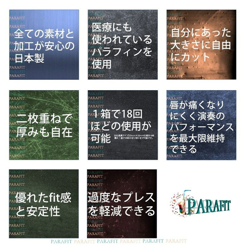 その他ブランド(管楽器・吹奏楽器) PARAFIT パラフィット 演奏用ティースガード ソ...