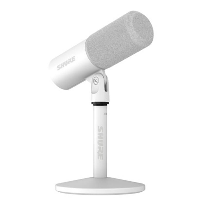 SHURE 【ご予約商品・10月22日発売予定】MV6 GEN2 (ホワイト)(シュアー)(USBマイク)(ダイナミックマイク)(ゲーミングマイク)(USB type-C搭載)(ヘッドホン出力搭載)(MV6G2-W-J)