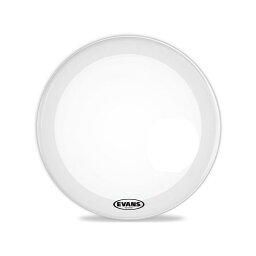 EVANS BD16RSW-NP [EQ3 Resonant Smooth White 16/Bass Drum：Wood Hoop仕様/No Port（ホール無し）]【1ply ，7.5mil + 10mil ring】