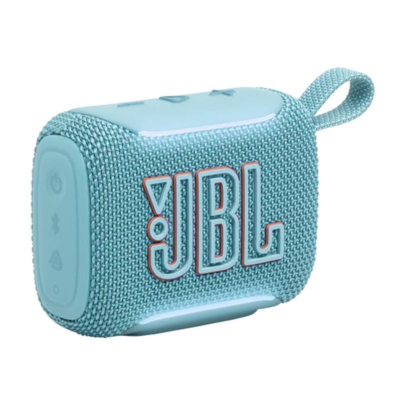 楽器種別：新品JBL/新品 商品一覧＞＞レコーディング【〜10，000円】 商品一覧＞＞モニタースピーカー/モニタースピーカー/JBL 商品一覧＞＞パワーレックは、専門スタッフに気軽に相談できる渋谷発のDTM・レコーディング機材専門フロアです。JBL Go 5 Turquoise (ターコイズ)(ジェイビーエル)(スピーカー)(IP68防水防塵)(ロスレスオーディオ)(PVCフリー)(GO5TBLUJN)【国内正規品・1年保証】商品説明【製品の特長】パワフルなサウンドを、ポケットサイズで。本格的なオーディオ性能を備えたJBL GO 5。手のひらサイズの筐体からは想像できないほど、クリスタルクリアなディテールと深く豊かな低音が鳴り響きます。しかしGO 5の魅力は、アイコニックなサウンドだけではありません。新しいエッジライトがやわらかなアンビエンスを演出し、テーマの選択も可能。また電源オン、ペアリング状態、バッテリー残量を視覚的に知らせます。最大約10時間のバッテリーライフで、朝から夜まで一日中音楽をエンジョイ。IP68の防塵防水性能と耐衝撃設計が施されているため、突然の雨やうっかりと落としてしまった場合も心配はいりません。そして、もっと大きな音が欲しくなったら、GO 5を2台軽く当ててAirTouchでペアリングすれば、本格的なステレオサウンドに。また、他のAuracast対応のJBLスピーカーとつなげて、さらに迫力あるサウンドを楽しめます。JBL Portableアプリを使えば、リスニング体験を自分好みにカスタマイズすることも可能です。パワフルなサウンドを、気軽に持ち出そう。●JBLプロサウンドの最小形強化されたアンプ部と改良されたドライバーにより、これまで以上にパワフルで深みのあるJBLプロサウンドを実現。手のひらに収まるサイズから、驚くほどパワフルなサウンドを響かせます。●気分を高めるアンビエントエッジライトアンビエントエッジライトで雰囲気を演出。ライトテーマを選べるほか、電源、ペアリング状態、バッテリー残量、Auracastモードを視覚的に確認できます。●Playtime Boostで最大約8+2時間再生最大約8時間の再生に加え、Playtime Boostでさらに約2時間延長することが可能。1回の充電で、もっと長く楽しめます。●防水・防塵・耐衝撃のタフ設計ビーチやキャンプでの突然の雨に濡れたり、うっかり落としてしまっても大丈夫。IP68の防塵防水性能と優れた耐衝撃設計*で、どんな状況でも音楽を再生し続けます。 *落下による無破損・無故障を保証するものではなく、落下による破損・故障は保証の対象外となります。●Auracastで広がるサウンドAuracast対応のJBLスピーカーをワイヤレスで複数接続し、より広がりのある没入感あふれるサウンドを楽しめます。●JBL Portableアプリでカスタマイズスピーカーを思いのままに設定。7バンドEQによるサウンド調整、ライトテーマの選択、ファームウェア更新まで、JBL Portableアプリで簡単に操作できます。●JBL EasySing Mic Miniに対応JBL GO 5はJBL EasySing Mic Miniに対応しています。販売状況は地域によって異なる場合があり、別売りです。●AirTouchで瞬時にステレオペアリング2台のGO 5同士を軽く触れさせるだけで、AirTouch機能によりワイヤレスステレオ再生が即座に実現。空間にサウンドステージが広がり、音楽をより深く楽しめるようになります。PCやタブレットのステレオモニターとして映画や動画*もより楽しくなります。*リップシンクには非対応●ロスレス再生対応のピュアサウンド好みのプレイリストを高品位なまま再生。JBL GO 5はUSB Type-C経由でのロスレスオーディオ再生* に対応。細部まで鮮明なサウンドを届けます。 *最高24bit/48kHz●サステナブルなPVCフリーの筐体＆パッケージ設計JBL GO 5は、PVC（ポリ塩化ビニル）フリーの再生プラスチックとファブリック、再生素材を使用したドライバーマグネットを採用。パッケージにはFSC認証のソイインク印刷紙を使用しています。【製品の仕様】仕様一覧S/N比85 dB出力 (W)4.8 W RMSオーディオ仕様周波数特性87 Hz ?20 kHz (-6dB)スピーカードライバー45 mm / 1.75サイズ寸法（幅×高さ×奥行き）（cm）10.1 x 7.74 x 4.3寸法（幅×高さ×奥行き）（in）3.98 x 3.05 x 1.7本体重量(kg)0.23本体重量(lbs)0.51コントロール及び接続仕様サポートされている音楽ファイル形式SBC， AAC， LC3接続ポートUSB-C (in)Bluetooth プロファイルA2DP V1.4， AVRCP V1.6Bluetooth 送信周波数範囲(GHz)2.4 - 2.4835Bluetooth送信機の変調GFSK， π/4 DQPSK， 8DPSKBluetoothトランスミッター電源? 16 dBm (EIRP)Bluetooth バージョン6.0バッテリー最大動作温度40 °CバッテリータイプLi-ion 3.85 Whバッテリー充電時間3最大再生時間8特徴Playtime BoosttrueIPX定格IP68防塵対応true防水対応有Auracast対応有落下耐性有■同梱物JBL GO 5 × 1クイック・スタート・ガイド×1保証カード／安全シート×1（USBケーブルは付属していません）※ご購入いただいた製品を長く安心してご利用いただくため、 JBL国内サイトでの製品登録（無料）をおすすめしています。※詳細な製品仕様はメーカーサイトをご確認お願い致します。※ご使用前にご利用環境や動作状況などを予めご確認の上、ご購入をお願い致します。※商品の仕様、価格並びに付属品などは予告なく変更することがあります。#ジェービーエル #ジェイビーエルイケベカテゴリ_レコーディング_モニタースピーカー_モニタースピーカー_JBL_新品 SW_JBL_新品 JAN:4968929229734 登録日:2026/06/11 モニタースピーカー スタジオモニター