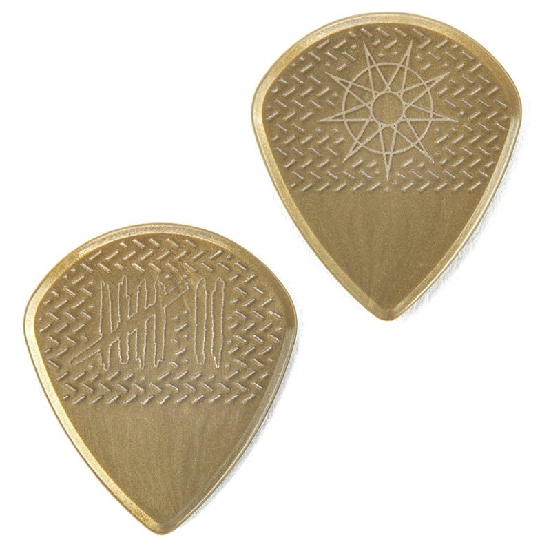 楽器種別：新品Dunlop (Jim Dunlop)/新品 商品一覧＞＞楽器アクセサリ【〜5，000円】 商品一覧＞＞ピック/Dunlop (Jim Dunlop) 商品一覧＞＞品揃え豊富な当店なら弦、パーツ、ケーブルなどのアクセサリーがまとめて揃います！Dunlop (Jim Dunlop) PP471PMT MICK THOMSON CUSTOM JAZZ III PICK (6枚入り)商品説明スリップノットのギタリスト、MICK THOMSON（ミック・トムソン）のカスタムピック。MICK THOMSON CUSTOM JAZZ IIIは、Jazz IIIピックをベースに柔らかめのナイロン素材で、しなやかさをもたせたカスタムピック。激しいリフと鋭いソロを瞬時にスイッチするミックのプレイに欠かせないアイテムです。ラウドで太く迫力のあるサウンドで、スリップノットのようなエッジの効いたサウンドにピッタリです。「ダンロップのJazz IIIピックは正確な演奏には欠かせないピックだ。ジュニアハイスクールのころから愛用しているよ。このピックは特別で、通常のJazz IIIよりもわずかに柔らかく、サウンドと握りやすさが最高さ。ブライトでパンチのあるサウンドで、とてもプレイしやすいんだ。」- Mick Thomson■6枚入りイケベカテゴリ_楽器アクセサリ_ピック_Dunlop (Jim Dunlop)_新品 SW_Dunlop (Jim Dunlop)_新品 JAN:0710137128354 登録日:2025/04/25 ピック ギターピック ダンロップ ジムダン ジムダンロップ