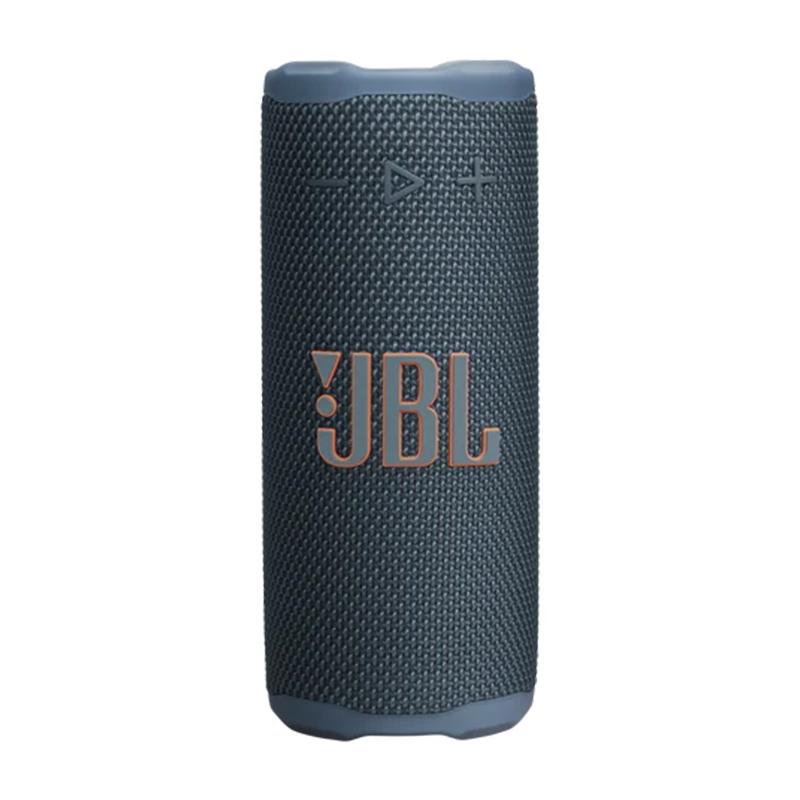 楽器種別：新品JBL/新品 商品一覧＞＞レコーディング【5，000円〜20，000円】 商品一覧＞＞モニタースピーカー/モニタースピーカー/JBL 商品一覧＞＞パワーレックは、専門スタッフに気軽に相談できる渋谷発のDTM・レコーディング機材専門フロアです。JBL Grip Blue (ブルー)(ジェイビーエル)(スピーカー)(IP68防水防塵)(マルチスピーカー接続対応)(リサイクルプラスティック)(GRIPBLU)【国内正規品・1年保証】商品説明【製品の特長】JBL Gripは、掴めるサイズで持ち運びやすく、いつでも手の届くところに置いておくことができます。サイズを超えたパワフルなプロサウンドを実現するJBL Grip はコンパクトながらもパンチの効いた低音と最高にクリアな高音を実現します。マインドフルな朝のストレッチから、のんびりとしたビーチでのサウンドトラックまで、どんな時でも頼りになるスピーカーです。背面に内蔵されたアンビエントライトはムードに合わせて調整可能なので、リラックスしたデートナイトでもアクティブな気分の時でも、ぴったりの雰囲気を演出できます。また、サイドパネルのコントロールボタンで光のテーマも手軽に切り替え可能です。抜群の堅牢性も魅力です。JBL Gripは、どんな環境でも使用できるように設計されています。業界トップクラスのIP68等級の防水・防塵性能を備えているので、どんな場所でも使えます。1メートルの高さからコンクリートに落下しても大丈夫な耐衝撃設計*。パーティーが盛り上がりすぎても心配ありません。さらに、Playtime Boost搭載で最大12 + 2時間再生。仲間と一緒に楽しむなら、Auracastを使って2台のJBL Gripをステレオペアリングすることで包み込むようなサウンドを瞬時に再生できます。もっと広い音場が必要ならば、JBL Auracast対応のスピーカーを何台 でも好きなだけ接続することで壮大なサウンド体験を楽しむこともできます。一人でチルな気分の時でも、仲間と一体感を感じたい時でも、JBL Gripはとびきりフレキシブルに活躍します。*1mの高さからの落下試験を実施・通過。落下 による無破損・無故障を保証するものではなく、落下による破損・故障は保証の対象外となります。●大胆なJBLプロサウンドJBL Gripは片手で持てるほどコンパクトながら、大胆なJBL プロサウンドを実現します。 AI Sound Boostのリアルタイム音楽分析アルゴリズムの力で、歪みを抑えながら出力を最適化します。●最大12+2時間再生1回の充電で12時間連続再生が可能。さらに楽しい時間をもう少しだけ延長したいなら、Playtime Boostで再生時間を最大2時間延長できます。●アンビエントライトスピーカーの背面パネルには、ユニークなテーマとカラーオプションを備えたアンビエントライトを搭載。気分に合わせてムードを設定できます。JBL Portableアプリを使用して明るさを微調整し、好みの照明に設定することができます。●防水・防塵性能と高耐久性JBL Gripは、日常起こる不測の事態にも対応できるよう設計されています。防水・防塵性能に関するIP68等級に加え、高耐久設計で、パーティーが盛り上がりすぎても心配ありません。 *1mの高さからの落下試験を実施・通過。落下 による無破損・無故障を保証するものではなく、落下による破損・故障は保証の対象外となります。●JBL PortableアプリJBL Portableアプリを使用すれば、7バンドEQでGripのサウンドをカスタマイズしたり、アンビエントライトの色や明るさを調整したり、また製品のアップデートやサポートにアクセスすることが可能。いつでもどこでも、自分の気分に合った最高のサウンドとライティングを楽しむことができます。●Auracastによるマルチスピーカー接続仲間たちと一体感を分かち合いましょう！Auracast搭載で、2台のGripを簡単にステレオペアリング。複数のJBL Auracast対応スピーカーと接続することで、より広いサウンドステージを実現し、より広いエリアで同時に音楽を再生することが可能です。●リサイクルプラスチックとファブリック、さらにFSC認証紙パッケージを採用スピーカーグリルには再生プラスチックと再生ファブリックが使用されており、臨場感あふれるサウンドを地球に優しい設計でお届けします。また、パッケージはFSC認証紙を使用し、環境負荷の低いソイインクで印刷されています。【製品の仕様】仕様一覧S/N比80 dB出力 (W)16オーディオ仕様周波数特性70 Hz - 20k Hz (-6dB)スピーカードライバー43 x 80 mm full rangeサイズ寸法（幅×高さ×奥行き）（cm）6.4 x 15.3 x 6.5寸法（幅×高さ×奥行き）（in）2.52 x 6 x 2.56本体重量(kg)0.385本体重量(lbs)0.849コントロール及び接続仕様Bluetooth プロファイルA2DP 1.4， AVRCP 1.6Bluetooth 送信周波数範囲(GHz)2.4 - 2.483Bluetooth送信機の変調GFSK， π/4 DQPSK， 8DPSKBluetoothトランスミッター電源? 12 dBm (EIRP)Bluetooth バージョン5.4バッテリー最大動作温度45°CバッテリータイプLi-ion 10.01Whバッテリー充電時間3最大再生時間14特徴IPX定格IP68防塵対応true防水対応有JBLオリジナルのプロ・サウンド有iOS / Android対応のモバイルアプリ有Auracast対応有Bluetooth有落下耐性有AI Sound Boost有Compliance ApprovalsNumero de certificacao Anatel02932-25-07120， 02931-25-07120■同梱物1 x JBL Grip1 x クイックスタートガイド1 x 保証書と安全シート*充電用USBケーブルは同梱されません※ご購入いただいた製品を長く安心してご利用いただくため、 JBL国内サイトでの製品登録（無料）をおすすめしています。※詳細な製品仕様はメーカーサイトをご確認お願い致します。※ご使用前にご利用環境や動作状況などを予めご確認の上、ご購入をお願い致します。※商品の仕様、価格並びに付属品などは予告なく変更することがあります。#ジェービーエル #ジェイビーエルイケベカテゴリ_レコーディング_モニタースピーカー_モニタースピーカー_JBL_新品 SW_JBL_新品 JAN:4968929225439 登録日:2026/06/11 モニタースピーカー スタジオモニター