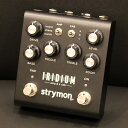 楽器種別：新品コンパクトエフェクター/strymon 商品一覧＞＞コンパクトエフェクター【40，000円〜80，000円】 商品一覧＞＞安心してお買い物頂けるよう、コンパクトもマルチも丁寧梱包でお届けします！strymon Iridium 【AMP & IR CAB エミュレーター】【新価格】商品説明ワールドクラスのチューブアンプをそれに最適なスピーカーキャビネットに繋ぎ、音響の良い部屋でプレイする…これに勝るものは無いでしょう。しかし、そのフィーリングを実現してくれるstrymon Iridiumの登場です。Iridium（イリジウム）は、それ一台で「チューブアンプ」、「先例のないリアルなスピーカーキャビネットのインパルス・レスポンス」、「ナチュラルなルーム・アンビエンス」を提供してくれます。その先例を見ないキャビネット・エミュレーションには、3種類のアンプそれぞれに異なる3種類のIRデータを用意しました。さらに、本機は広いアプリケーションに応えられるように、ペダル、ラインの異なる入力レベルに、モノ＆ステレオにも対応します。 ステージのフロアモニターやインイヤーでのモニタリング、スタジオモニタースピーカー、ヘッドフォン、あらゆるアプリケーションでも、素晴らしくインスパイアリーなモニタリングがあなたのプレイに用意されています。リアルなチューブアンプのフィーリング、先例のないレベルのIRキャビネット、ルーム・アンビエンスを是非体験してください。●独自のMatrix Modelingにより、微妙な特徴やユニークなトーンまで捕らえた3種のアンプモデリングを完成しました。・Round Amp - based on a Fender Deluxe Reverb・Chime Amp - based on the Brilliant channel of a Vox AC30・Punch Amp - based on a Marshall Plexi (Super Lead model number 1959)●9種類（アンプ毎に3種類）の24bit / 96kHz 500ms ステレオIRを備えています。●アンプスタイルに呼応する シンプルなDrive、Level、Bass、Middle、Trebleコントロール方式を採用。●高性能JFETディスクリートアナログ入力段を採用。最大22dBのアナログゲイン●ステレオ入力（要TRSアダプターケーブル）/ ステレオ出力●インストorラインの選択可能な入力信号レベル●ディスクリートトランジスターヘッドフォンアンプ（1/8インチ出力）●エクスプレッションペダルによる、コントロールノブの連続リモートコントロール、プリ/ポストボリューム（ログカーブ）が可能。●Strymon Impulse ManagerソフトウェアによるIRキャビネットのロード＆エディットが、USB経由で行えます。●本機のFAVスイッチに加え、Strymon MultiSwitch Plus（3プリセットスイッチング）、MiniSwitch（リモートスイッチング）の使用が可能。●EXPジャックからMIDIのフルアクセス（パラメーターコントロール：CC、300プリセット：PC）が可能です。これにはStrymon MIDI EXPケーブル or MIDI→TRSが必要です。===========================================================================================================■製品コンセプト●ゴージャスなトーンでGo DirectIridiumには、3種類のアンプとそれぞれのアンプに適した3種類のIRキャビネットが用意されています。アンプやキャビの移動やマイキングが必要ありません。アンプ＋キャビ＋ルームの素晴らしいサウンドが、ダイレクトにレコーディングインターフェースやPAにペダルボードから接続できます。そのサウンドモニタリングは、イヤモニ、フロアー・モニター、ヘッドフォンを問いません。●3つのアイコン的アンプ我々が開発したMatrix Modeling(TM) Process（マトリックス・モデリング・プロセス）は、内蔵している各アンプのユニークなオリジナルトーンを克明に再現しています。この50年、音楽史を飾って来た最も代表的なチューブアンプを、全回路動作の数学的な解析で実現したのがこのモデリング・プロセスです。これにより、それらのアンプを実際に演奏した時のインスピレーションがリアルに蘇ります。さらに、それらのアンプをホットロッド（ハイゲイン改造）して、高いゲインレンジまで引き上げたサウンドも実現可能にしました。●9種類のステレオIRキャビネットIridiumに収められたスピーカーキャビネット・エミュレーションは、今まで誰も聴いたことが無いリアリズムを提供します。本機は、最も優れたステレオ24bit 96kHz＆500msecのインパルス・レスポンス・データを採用しています。 今までこの解像度レベルは、一部のスタジオレコーディングソフトウェア（コンボルーション）でのみ使用できました。Iridiumは、最高品位のIRのリアリズムをペダルボードに収めることをも可能にしたのです。●調整可能なルーム・アンビエンスIridiumのルーム・エミュレーションは、256msecのインパルス・レスポンスと、残響テールをstrymonのリバーブアルゴリズムで補う、ハイブリッドシステムを採用しています。これにより、大きさが異なるルーム・アンビエンスを完璧に再現し、スピーカーから発せられる音の息づかいと自然な反射音までをも再現可能です。●厳選されたキャビネットコレクション出荷時にロードされている9 x IRは、Cabir.eu、Celestion(R)、OwnHammer、Valhallir.at. から厳選されたIRを用意しました。・9 x 魅力的なリアリスティックCabDeluxe Reverb 1×12″ by OwnHammerImpulse of a vintage Fender Deluxe Reverb 1×12″ open back combo with a 1978 Fender CTS ceramic 12″ speaker.Blues Junior 1×12″ by cabIRImpulse of a 1×12″ Blues Junior cabinet with a Jensen C12N speaker.Vibrolux 2×10″ by cabIRImpulse of a 1965 Fender Vibrolux 2×10″ with Jensen C10NS speakers.AC30 2×12″ AlNiCo by OwnHammerImpulse of a Vox AC30/6 open back 2×12″ combo with 2001 Celestion T0530 Blue AlNiCo speakers.1×12″ AlNiCo by CelestionImpulse of a Celestion Blue AlNiCo speaker in a closed back 1×12″ cab.Mesa(R) 4×12″ by ValhallirImpulse of a 4×12″ Mesa Boogie halfback with two Celestion Black Shadow MC-90 and two ElectroVoice Black Shadow EVM12-L speakers.GNR 4×12″ by OwnHammerImpulse of a 1971 Marshall 1960B basketweave 4×12″ cabinet with 1971 Celestion T1221 G12M-25 speakers.2×12″ Vintage 30 by CelestionImpulse of a Celestion Vintage 30 in an open back 2×12″ cab.Marshall 8×12″ AlNiCo by cabIRImpulse of a 1965 Marshall 8×12″ re-issue full stack cabinet， with Celestion T652 AlNiCo speakers.●Matrix Modeling：アンプ サイエンス我々独自のMatrix Modeling(TM)は、各アンプの微妙な特徴やユニークなトーンまで捕らえて再現できます。各トーン回路、部品、バイアス、カットオフ周波数、チューブステージのゲイン：これら全ての要素が、各ノートやコードの鳴りや、音の時間変化にまで影響します。これらを全て、数学的に最も高い忠実度で完成したのがこのモデリング・プロセスです。さらに、チューブアンプ回路で起こるトランジェント信号による回路中での電圧の降下も再現しています。アンプの回路段ごとの電圧降下の反応と、その時間的変化をも再現することによって、リアルチューブアンプの複雑な倍音変化とそのフィーリングにも到達できました。また、高い音量レベルによる圧縮感、コーン紙の動きの限界、スピーカー自体の歪みもモデリングしました。これらの非常に複雑なモデリングサウンドを、本当のアンプと同じような感覚で操作できるように、コントロールレンジをアンプモデルごとに再現しています。非常に高度で複雑なこのモデリング・プロセスは、オリジナル回路を克明に再現した結果でもあります。完成したアンプモデルは、オリジナルアンプをプレイした時と同じインスピレーションと、サウンド＆フィーリングを届けてくれます。●Matrix Modeling：スイートスポットを再現できるトーン回路アグレッシブにトレブルを上げても、Iridiumは、ソフトなフィンガースタイルのプレイでもそのニュアンスを美しく表現してくれます。ベースをしっかり上げると、ヘッドフォンでモニターをしていてもルーム内での低域の響きを再現してくれます。Iridiumのトーン回路は、クラシックアンプのオリジナル回路のように、コントロール同士の設定がサウンドを生み出す相互特性を再現しています。どのようなセッティングにもリアルアンプの動作に追従しつつ、広いレンジをカバーしてくれます。●先例のないIRテクノロジーインパルス・レスポンスは、スピーカーキャビネットをマイク録音し、そのデータをもとにプロセッシングして、サウンドとキャラクターをあたかもそのキャビネットで演奏したように模倣するのに使います。Iridiumは、他のどのアウトボードよりも高い解像度のインパルス・レスポンスを用いたプロセッシングが可能です。Iridiumは、24bit 96kHzのフル解像度＆500msecのスピーカーキャビネットIRを使用します。これは入手可能な最もクォリティーの高いIRです。リアルスピーカーの特性を克明に細部に至るまで再現することが可能なことは、簡単に想像できると思います。キャビネットレスポンス、スピーカーの振動、キャビネット内の音の反射、マイク、フロアや天井の反射に至るまで、お気に入りのキャビネットを実際に聴いているようなリアリズムを届けてくれます。●どこでIridiumを使えるのでしょうか？・スタジオでIridiumは、ゴージャスでリアルなアンプトーン、驚くほどリアルなステレオキャビネットのIR、自然なルーム・アンビエンス ? スタジオでのギターサウンドのレコーディングに必要な要素を全て備えています。Iridiumをエフェクトチェーンの最終エフェクターに繋ぎ、ステレオアンプ＆ステレオキャビネットのサウンドを、ダイレクトにレコーディング用のインターフェース入力できます。また、本機をディレイやリバーブの前に挿入して、ポストアンプ＆キャビネットのサウンドをそれらに入力することもできます。この方法なら、キャビネットのマイキングや、好みのサウンドを出す為に大音量でアンプを鳴らす必要もありません。また、アンプとキャビの選択もスイッチ設定だけで簡単に行えます。・ステージでスタジオやリハーサルと同じトーンでプレイしたい？　マルチアンプ＆キャビネットのサウンドがステージで欲しい？　IridiumをダイレクトにPAに接続すれば、アンプを持って行かなくても演奏したいサウンドがステージで得られます。このようなダイレクト接続は、アンプのマイキングや、アンプのモニタリングをエンジニアに頼む必要もありません。また、ペダルボードに入れたIridiumを操作すれば、ステージでのトーン調整も簡単です。・自宅でIridiumのヘッドフォン出力に愛用のヘッドフォンをつなげば、自宅でも大音量でアンプをプレイできます。チューブアンプとビッグキャビを自然なアコースティックの部屋でプレイしたサウンドが楽しめるのです。また、Iridiumをペダルボードの接続最後尾に入れれば、ボードのサウンドをヘッドフォンでモニターできます。・他の使い方？Iridiumのアンプ部だけ使いたい…。こんな場合はCabバイパスモードを選び、出力をギターアンプのリターン、または...商品詳細...イケベカテゴリ_エフェクター_コンパクトエフェクター_strymon_新品 JAN:0852571008035 登録日:2022/11/03 エフェクター コンパクトエフェクター ストンプボックス ストライモン