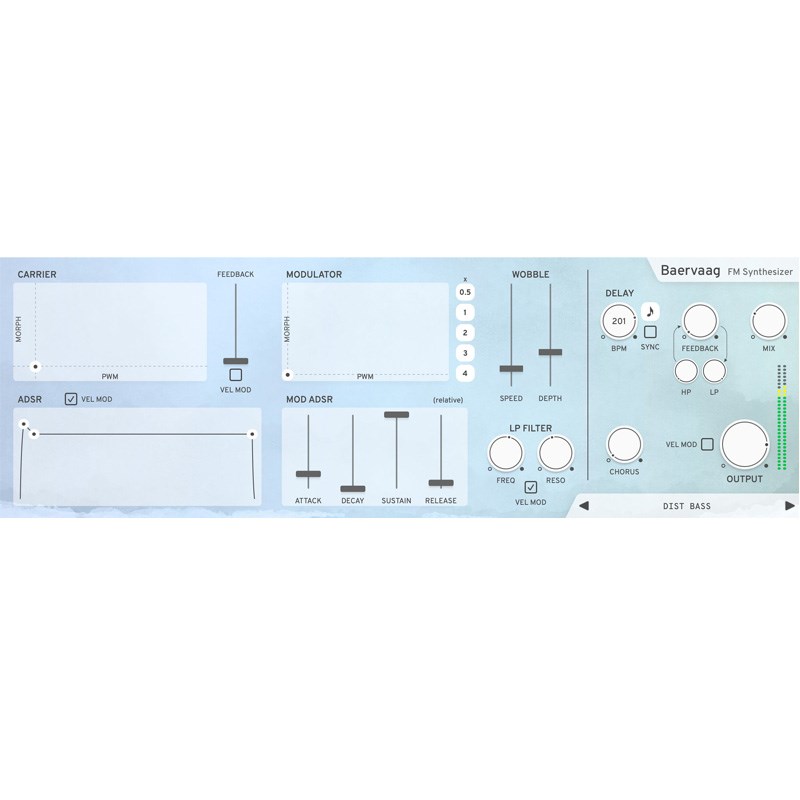 Klevgrand Baervaag(FM シンセサイザー)【オンライン納品専用】