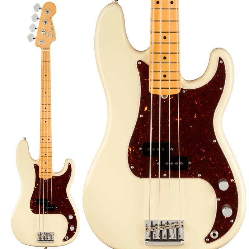 Fender USA American Professional II Precision Bass (Olympic White/Maple)【生産完了品】 【The Spring Summer 2026 Campaign】