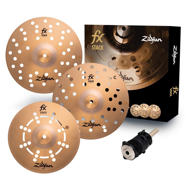 楽器種別：新品Zildjian/FX 商品一覧＞＞Zildjian/新品 商品一覧＞＞ドラム【25，000円〜55，000円】 商品一覧＞＞シンバル/その他/Zildjian 商品一覧＞＞安心してお買い物頂けるよう、スネアもシンバルも丁寧梱包でお届けします！Zildjian FX Stack 12'' [NAZLFXSTK12]商品説明＜FX Stacks＞FX Stacksは、ドラムセットやパーカッションの音域を瞬時に拡張できる3枚重ねのエフェクトシンバル。2枚のFXスプラッシュとやや小さい1枚のシンバルで構成され、シンバルを任意の順番や好みの向きで組み立てたり、チャイナ、EFXなど他のシンバルと組み合わせてさらに可能性を広げることができます。付属のZildjian Cymbolt(R)により、ドラマーは簡単なテンション調整でスタックのアーティキュレーションを自分好みにカスタマイズできます。好みの音色をダイヤルで設定でき、明るくきらめくウォッシュサウンドから、生々しく鋭く切れ味のあるサウンドまで、あらゆる音色を自在に操ることができます。シンバルのスタックは、フュージョン、インダストリアル、トラップのようなヒップホップのサブジャンルを含む現代的なスタイルで特に人気がありますが、そのコンセプトは創造性とサウンドの探求を促すものであるため、特にFX Stacksが提供するカスタマイズのレベルではどのようなドラム・セットやパーカッションにも適用できます。FX Stackは、8、10、12、14の各サイズがあり、シンプルにスタックとして演奏することも、異なるスタック・サイズを組み合わせて演奏することも、スプラッシュ、チャイナ、EFXなどと組み合わせて演奏することも可能です。想像力は無限です。・あらゆるセットアップに幅広いエフェクトサウンドを瞬時に追加・・明るく派手なサウンドから、生々しく素早く切れ味のあるサウンドまでシンバルを任意の順番で重ねたり、伝統的なハイハットのセットアップにしたり、あるいは他のモデルと組み合わせることでFX Stackの可能性をさらに広げることが可能・合金をジルジャンIシリーズ・ブロンズにアップグレード・クイック・リリース機能でシンバル・スタンドに簡単に取り付けられるZildjian Cymbolt(R)のテンションを調整することで、アーティキュレーションを変更可能・付属のZildjian Cymbolt(R)は、既存のシンバルスタンドのウィングナットやフェルトを取り外して使用サイズ：12インチウェイト：Thin付属品：Cymboltイケベカテゴリ_ドラム_シンバル_その他_Zildjian_FX_新品 SW_Zildjian_新品 JAN:0642388332368 登録日:2025/11/20 シンバル ジルジャン