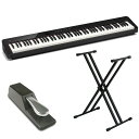 CASIO カシオ PX-S5000+ダブルX型スタンドセット+ダンパーペダルセット(沖縄・離島送料別途見積り)(代引き不可)(電子ピアノ)(2)