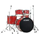 TAMA 【期間限定!サイレントパックプレゼント!】IP52H6-BRM [Imperialstar 22 バスドラムキット / シンバル無し / バーント・レ...