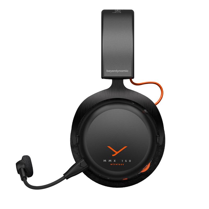イケベ楽器 イケシブのbeyerdynamic MMX 150 wireless black (ブラック)(ベイヤーダイナミック)(ワイヤレスゲーミングヘッドセット)(密閉型)(取り外し可能マイク)(MMX150wireless)｜アングル3