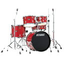 TAMA 【期間限定!サイレントパックプレゼント!】IP58H6-BRM [Imperialstar 18 バスドラムキット / シンバル無し / バーント・レ...
