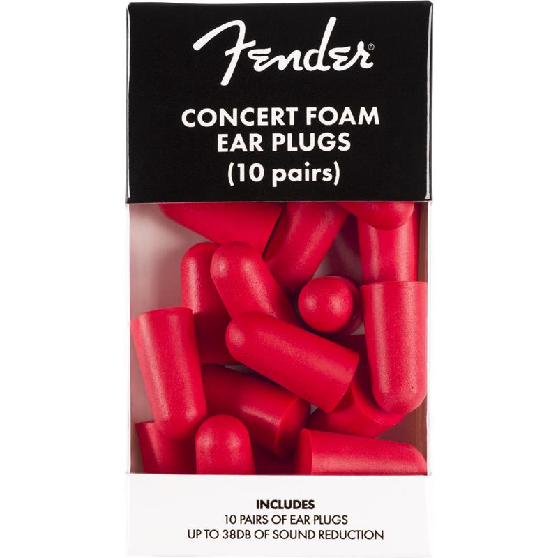 楽器種別：新品Fender USA/新品 商品一覧＞＞楽器アクセサリ【〜5，000円】 商品一覧＞＞その他楽器アクセサリ/Fender USA 商品一覧＞＞品揃え豊富な当店なら弦、パーツ、ケーブルなどのアクセサリーがまとめて揃います！Fender USA CONCERT FOAM EAR PLUGS (10 pairs)[#0990545003]商品説明コンサートフォームイヤープラグは、柔らかく軽量なレッドフォーム素材を採用し、有害なノイズレベルを軽減しながら快適にフィットします。音楽を大音量で楽しみつつ、耳鳴りの心配を軽減したい方に最適です。1パックに10ペア入りで、ライブ、リハーサル、ジャムセッションなど、あらゆるシーンで常に信頼できる保護を備えておくことができます。【特徴】・10ペア入り・柔らかく軽量なレッドフォーム素材を採用・有害な騒音レベルを低減しながら快適にフィット・コンサート、リハーサル、ジャムセッションに最適・騒音低減値32dBで、優れた聴覚保護を実現イケベカテゴリ_楽器アクセサリ_その他楽器アクセサリ_Fender USA_新品 SW_Fender USA_新品 JAN:0197955146720 登録日:2026/09/01 フェンダー ふぇんだー