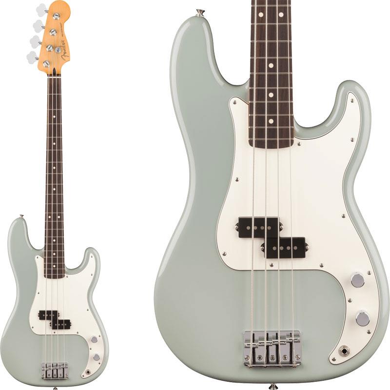 楽器種別：新品Fender MEX/Player 商品一覧＞＞Fender MEX/新品 商品一覧＞＞ベース【65，000円〜135，000円】 商品一覧＞＞エレキベース/PBタイプ/Fender MEX 商品一覧＞＞当店のベースは、出荷前に専門スタッフが検品・調整しているので安心です！Fender MEX Player II Precision Bass (Cactus Gray/Rosewood)商品説明Player IIシリーズはフェンダーの伝統と進化を兼ね備え、フェンダーのDNAを持つアイコニックなサウンドとスタイルを提供します。現代のあらゆるプレイヤーのライブステージやスタジオワークに必要とされる汎用性の高い仕様を持ち、プレイヤーの演奏にインスピレーションを与える現代的なアップデートが施されています。また、本シリーズは音楽に本気で取り組むプレイヤーも満足する製品ラインナップを取り揃え、これらを手頃な価格で実現しています。Player II Precision Bassは、時代を超越したフェンダーの魅力を放ちながらも、その中身は現代プレイヤー向けにデザインされています。Modern Cシェイプのネックバックにはシルキーなサテンウレタンフィニッシュが施されており、丁寧にロールオフされた指板エッジと20本のミディアムジャンボフレットを採用した9.5インチラジアスのスラブローズウッドまたはメイプル指板が、ネック全長にわたり快適なプレイアビリティを提供します。クラシックなトーンウッドであるアルダーボディを採用したPlayer II Precision Bassは、伝統的なフェンダーフィニッシュ、またはフェンダーのカラーアーカイブから発掘され、本シリーズで初採用となる新フィニッシュなど、幅広いカラーの選択肢をご用意しています。Player Series Alnico V Split-Coil P bassピックアップからは丸味のあるハイエンド、うねるようなミッドレンジ、そして迫力のあるローエンドが得られます。シングルグルーヴ付き4スチールサドル式ブリッジ、オープンギアチューニングマシンによりチューニングの安定性が確保され、無限のサウンドの可能性を追求できる柔軟性を備えています。Player IIシリーズ製品は、フェンダーならではのルックス、トーン、フィーリングを備え、自分だけの個性的なサウンドを作り上げるのに最適な仕様でまとめ上げられています。※画像はサンプルです。製品の特性上、木目・色合いは1本1本異なります。商品詳細Body Material: AlderBody Finish: Gloss PolyesterNeck: Maple， Modern CNeck Finish: Satin Urethane Finish on Back of Neck with Gloss Urethane Headstock Face (530， 597)Fingerboard: Maple or Slab Rosewood， 9.5inch (241 mm)Frets: 20， Medium JumboPosition Inlays: Black Dot (Maple)， White Dot (Slab Rosewood)Nut (Material/Width): Synthetic Bone， 1.625inch (41.3 mm)Tuning Machines: Standard Open-GearScale Length: 34inch (864 mm)Bridge: 4-Saddle StandardPickguard: 3-Ply Parchment (530， 597)Pickups: (Bridge)， Player Series Alnico 5 Split Single-Coil Precision Bass (Middle)， (Neck)Pickup Switching: NoneControls: Master Volume， Master ToneControl Knobs: Knurled Flat-TopHardware Finish: Nickel/ChromeStrings: Fender USA 7250M Nickel Plated Steel (.045-.105 Gauges)ソフトケース付属イケベカテゴリ_ベース_エレキベース_PBタイプ_Fender MEX_Player_新品 SW_Fender MEX_新品 JAN:0885978997169 登録日:2026/06/23 エレキベース フェンダー ふぇんだー フェンダーメキシコ フェンダーMEX