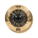 楽器種別：新品シンバル/MEINL 商品一覧＞＞シンバル/MEINL/Classics Custom Dual 商品一覧＞＞シンバル【25，000円〜55，000円】 商品一覧＞＞安心してお買い物頂けるよう、スネアもシンバルも丁寧梱包でお届けします！MEINL CC15DUH [Classics Custom Dual Hihats 15]商品説明Classics Custom DualClassics Custom Dual Series は、MEINL の培ってきた技術を投入した新作シンバルです。ダークさ、パワフルさ、ウォームさときらめき、そして柔軟性とボリュームを兼ね備え、様々なスタイルに対応します。B12 ブロンズを採用し、ブラックフィニッシュを施したセンターと深みのあるオーバーハンマリングにより、ダークながらも明快なキャラクターを打ち出しています。また、エッジには形状への工夫と研磨を施し、ドラマーが叩く感触を和らげるとともに、クリーンな高音域のきらめきを生み出し、サウンドを引き締めています。・B12 Bronze（銅 88%、錫 12%）・センター部はダーク仕上げ、エッジ部はハイポリッシュ仕上げとすることで、しなやかな感触と独特のサウンドを実現・ダークでアーシーなトーンのための、深めなオーバーハンマリング・Made in Germany＜Dual Hihats＞温かみのある音色とブライトなアタックで、どのダイナミックレンジでも引き込まれるような気迫のあるバランスを実現しています。また、音の輪郭がはっきりしているにも関わらず、タッチの硬さを感じにくいよう形状を工夫しています。スティックとフットワークへのレスポンスに優れ、ブライトさがありながら、ダークなトーンを強調した仕上がりで、どんなスタイルにも対応します。商品詳細＜スペック＞タイプ：Hihatウェイト：Mediumサイズ：15マテリアル：B12 Bronzeフィニッシュ：Dark，Brilliantシェーピング：Pressure Point Technology，Computerized Hammeringスタイル：Metal，Rock，Pop，Fusion，Studio，R&Bピッチ：Low-Midキャラクター：Complex，Musical，Rich，Full-bodiedティンバー：Mid-Darkボリューム：Medium to Highレイジング：Wide Blade，Narrow Bladeサスティーン：Mediumイケベカテゴリ_ドラム_シンバル_MEINL_Classics Custom Dual_新品 JAN:0842960106794 登録日:2021/11/12 シンバル マイネル クラシック