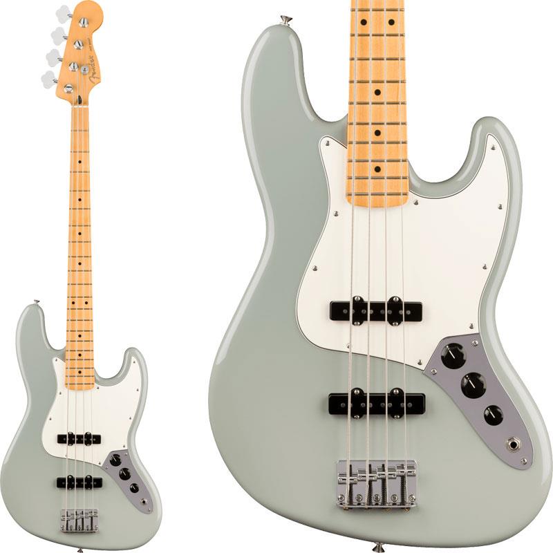 楽器種別：新品Fender MEX/Player 商品一覧＞＞Fender MEX/新品 商品一覧＞＞ベース【65，000円〜135，000円】 商品一覧＞＞エレキベース/JBタイプ/Fender MEX 商品一覧＞＞当店のベースは、出荷前に専門スタッフが検品・調整しているので安心です！Fender MEX Player II Jazz Bass (Cactus Gray/Maple)商品説明Player IIシリーズは、フェンダーの伝統と進化を兼ね備え、フェンダーのDNAを持つアイコニックなサウンドとスタイルを提供します。現代のあらゆるプレイヤーのライブステージやスタジオワークに必要とされる汎用性の高い仕様を持ち、プレイヤーの演奏にインスピレーションを与える現代的なアップデートが施されています。また、本シリーズは、音楽に本気で取り組むプレイヤーも満足する製品ラインナップを取り揃え、これらを手頃な価格で実現しています。Player II Jazz Bassは、時代を超越したフェンダーの魅力を放ちながらも、その中身は現代プレイヤー向けにデザインされています。Modern Cシェイプのネックバックにはシルキーなサテンウレタンフィニッシュが施されており、丁寧にロールオフされた指板エッジと20本のミディアムジャンボフレットを採用した9.5インチラジアスのスラブローズウッドまたはメイプル指板が、ネック全長にわたり快適なプレイアビリティを提供します。クラシックなトーンウッドであるアルダーボディを採用したPlayer II Jazz Bassは、伝統的なフェンダーフィニッシュ、またはフェンダーのカラーアーカイブから発掘され、本シリーズで初採用となる新フィニッシュなど、幅広いカラーの選択肢をご用意しています。Player Series Alnico V Single-Coil J bassピックアップからは丸味のあるハイエンド、うねるようなミッドレンジ、そして迫力のあるローエンドが得られます。シングルグルーヴ付き4スチールサドル式ブリッジ、オープンギアチューニングマシンによりチューニングの安定性が確保され、無限のサウンドの可能性を追求できる柔軟性を備えています。Player IIシリーズ製品は、フェンダーならではのルックス、トーン、フィーリングを備え、自分だけの個性的なサウンドを作り上げるのに最適な仕様でまとめ上げられています。※画像はサンプルです。製品の特性上、木目・色合いは1本1本異なります。商品詳細Body Material: AlderBody Finish: Gloss PolyesterNeck: Maple， Modern CNeck Finish: Satin Urethane Finish on Back of Neck with Gloss Urethane Headstock Face (530， 597)Fingerboard: Maple or Slab Rosewood， 9.5inch (241 mm)Frets: 20， Medium JumboPosition Inlays: Black Dot (Maple)， White Dot (Slab Rosewood)Nut (Material/Width): Synthetic Bone， 1.5inch (38.1 mm)Tuning Machines: Standard Open-GearScale Length: 34inch (864 mm)Bridge: 4-Saddle StandardPickguard: 3-Ply Mint Green (530)， 3-Ply Parchment (597)Pickups: Player Series Alnico 5 Single-Coil Jazz Bass (Bridge)， Player Series Alnico 5 Single-Coil Jazz Bass (Middle)， (Neck)Pickup Switching: NoneControls: Volume 1. (Middle Pickup)， Volume 2. (Bridge Pickup)， Master ToneControl Knobs: Black Plastic with White IndicatorHardware Finish: Nickel/ChromeStrings: Fender USA 7250M Nickel Plated Steel (.045-.105 Gauges)ソフトケース付属イケベカテゴリ_ベース_エレキベース_JBタイプ_Fender MEX_Player_新品 SW_Fender MEX_新品 JAN:0885978997312 登録日:2026/06/23 エレキベース フェンダー ふぇんだー フェンダーメキシコ フェンダーMEX