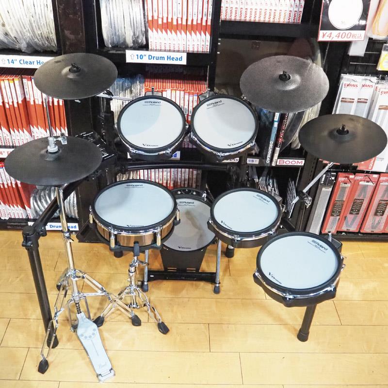 Roland USED 中古 TD-25KV-S [V-Drums TD-25 Series]【スネア&キックパッドアップグレード済み/タムパッド増設済み/ハイハットスタンド＆スネアスタンド付属】