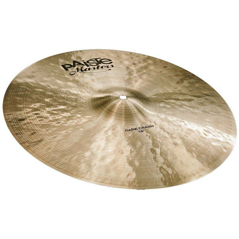 楽器種別：新品PAiSTe/Masters 商品一覧＞＞PAiSTe/新品 商品一覧＞＞ドラム【45，000円〜95，000円】 商品一覧＞＞シンバル/クラッシュ/PAiSTe 商品一覧＞＞安心してお買い物頂けるよう、スネアもシンバルも丁寧梱包でお届けします！PAiSTe Masters Dark Crash 20商品説明【Twentyシリーズがリニューアルされ、Masters（マスターズ）シリーズなって登場！】＜Masters＞何世紀もの間、伝説的なCuSn20ブロンズは、トルコで古来からの知識によって製造され、シンバルの制作にも使用されました。我々のサウンドに対する探求は、古典的な環境において生き残ってきた初期の原初的なサウンドの力に行き当たりました。相互の経験と能力を結合し、合金化からシンバルの完成まで、完全にハンドクラフトで行っています。これが、打楽器奏者の過酷な要求に応え、純粋な品質のシンバルであるための答えです。＜Dark Crash＞ダークでウォーム。中域のふくよかさが特長。柔らかなサウンドながら、レスポンスが良く、芳醇で魅惑のダーク。クラッシュ・サウンドが得られます。繊細なスティックワークはもちろん、マレットでの表現も秀逸です。ウェイト：ミディアム・シン※画像は18インチのモデルとなっております。イケベカテゴリ_ドラム_シンバル_クラッシュ_PAiSTe_Masters_新品 SW_PAiSTe_新品 JAN:0697643111820 登録日:2014/07/28 シンバル パイステ