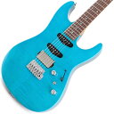 楽器種別：新品エレキギター/Ibanez 商品一覧＞＞エレキギター【200，000円〜385，000円】 商品一覧＞＞当店のギターは、出荷前に専門スタッフが検品・調整しているので安心です！Ibanez MMN1-TAB [Martin Miller AZ Signature Model]商品説明Martin Miller新シグネチャー・モデルMMN1Ibanezシグネチャー・アーティストでありながら教師でもあるMartin Millerはドイツ/ライプツィヒ出身のギタリストにして、Ibanez AZシリーズとはその開発時から所縁浅からぬ存在のマルチ・ジャンル・プレイヤーです。近年彼はカール・マリア・フォン・ウェーバー音楽大学でギター教師として教鞭をとる傍ら、数多くのクリニックで世界を飛び回り、JTCguitar.comで教則ビデオアルバムの制作プロデュースミキシングと多忙を極めています。このMMN1はMM1/MM7に続くMartinの新たなシグネチャー・モデルです。■Rosewood fretboard with Stainless Fretsバランスの取れたサウンド・キャラクターで暖かみのあるトーンが特長のローズウッド材を採用。より幅広いジャンルに対応可能なクリーントーンに主眼を置いて開発されたAZ-Nに最適な材料です。■Compound Radius (228mm to 305mm) Fretboardロー・ポジションでの握り込んだコード・フォーム、ハイ・フレットでのリード・プレイ、どちらにも対応できるコンパウンド・ラディアス指板。■Non recessed bridge cavityボディ上面はリセスなしとしています。ブリッジ・プレートとギターのボディがダイレクトに接するため、音の強弱の表現力とプレイ・ニュアンスの再現性向上、さらにレゾナンスの良さが特長です。■5 tremolo springs w/muting rubber弦振動をさらに効果的にボディへと伝達する5本掛けスプリングを採用しました。スプリングの共振/共鳴を抑えるために装着したゴム製のスプリング・ミュートを装備しています。■Gotoh T1702B tremolo bridgeウォームでブライトな音色とレゾナンスの良さが特長のブラス製サドルイナーシャ・ブロックを採用したT1702Bトレモロ・ブリッジです。弦間ピッチは10.5mmのナロー・スペーシング設計で、スキッピングやハイブリッド・ピッキングを多用するプレイヤーが要求する、弦間をまたいだピッキングのしやすさを追求しています。また、Ibanez Edgeトレモロのアームや、ウルトラ・ライト・トレモロ・アームも流用出来るアーム・ソケットを採用。従来のアームの様に回し入れることなくスナップ・インでアームを装着することが可能です。アーム取り付け部のトルクキャップを回転させることで、簡単にトレモロ・アームのトルク調整ができます。加えて、スタッドに埋め込まれたイモネジでがっちりと固定することで、チューニングのスタビリティやレゾナンスに大きく貢献するスタッド・ロック機構をも標準装備しています。■Seymour Duncan Fortuna pickupsAZ専用ピックアップとしてSeymour Duncanと共同開発したHyperionと比べると、さらにナチュラルで幅広いジャンルに対応できるクリーントーン、プレイ・ニュアンスの出しやすさを求めて開発された、AZ-N専用ピックアップ：Fortuna。シーンによって使い分けられる様々なペダル・エフェクトとの相性の良さも考慮した、中出力のピックアップです。■AZ Oval C S-TECH WOOD Roasted Maple 1pc neck自社・他社問わず数十種類のギターのネック・グリップを計測、分析して完成したオリジナル・ネック形状です。指板とネックの接着面から指板エッジにかけてなだらかに落とし込むようにシェイピングし、指板エッジを丸めたコンフォート・グリップです。ボールミル加工によって正確に且つ確実にその形状を再現しています。窒素加熱処理技術であるエステック処理されたメイプル材を使用。エステック処理された木材は形状安定性、反りに対する耐久性、耐水性、温度変化に強いといった特徴を持っており、日本国内で特許技術を取得しています。■Luminlay side dot inlay照明などでめまぐるしく変化する演奏環境に対応してくれる、高い視認性を誇る3.0mm径の蓄光材ドット・ポジションを採用しています。暗いステージの上でも自分の弾きたい音を見失うことはないでしょう。■An ergonomic body back contourコンテンポラリーなデザインを目指したオリジナル・ボディ形状です。薄く仕上げたボディ・コンターと大きめのエルボー・コンターは、プレイヤーとギターとの一体感を生み、演奏性向上にも大きく貢献します。またボディのくびれを深くすることで抱えた時やステージ上での取り回しが良く、高い演奏性を実現しています。ボディ表面と裏面とで角のRを変えており、座位立位に関わらずギターを抱えた瞬間にフィット感が感じられるエルゴノミックな設計です。■Super All Access Neck Jointボディ裏面から8mmの高低差で段彫りし、さらにネックとの接合部を球面に仕上げることで高い演奏性を実現したSuper All Accessネック・ジョイントです。低音弦側のカッタウェイを浅めに設計しており、ボディとネックとの設地面積を最大化することで、高い演奏性を保持しながらもサスティーンとレゾナンスの良さをも両立しています。■Bone nut油含浸した牛骨ナットを採用。チューニングの安定性に大きく貢献するナットの滑りの良さと、ビンテージギターの様なレゾナンスを実現しています。■Gotoh MG-T locking machine heads弦交換の利便性を追求し、チューニング・スタビリティに定評のあるGotoh製MG-Tロッキング・マシンヘッドを搭載。指でダイヤルを回すことにより、ポスト穴に通した弦を簡単にロックできる構造です。※画像はサンプルです。製品の特性上、杢目、色合いは一本一本異なります。商品詳細Neck Type: AZ Oval C S-TECH WOOD Roasted Maple neckBody: Flamed Maple (4mm) top / African Mahogany bodyFretboard: Rosewood fretboard w/Abalone dot inlay & Luminlay side dots inlayFret: Jumbo Stainless Steel frets w/Prestige fret edge treatmentTuning Machine: Gotoh MG-T locking machine headsNut: BoneBridge: Gotoh T1702B bridgeNeck Pickup: Seymour Duncan Fortuna(S) neck pickupMiddle Pickup: Seymour Duncan Fortuna(S) middle pickupBridge Pickup: Seymour Duncan Fortuna(H) bridge pickupControls， Pickup selector: 1 Volume， 1 Tone， 5way lever switchOther Swtiches: dyna-MIX9 switching system w/Alter SwitchHardware Color: ChromeString gauge: .010/.013/.017/.026/.036/.046Neck DimensionsScale: 648mm/25.5Width at Nut: 42mmWidth at End Fret: 56.4mmThickness at 1st: 20.5mmThickness at 12th: 22.5mmRadius: 228mm to 305mm COMPOUND Rハードケース付属■Finish :・TAB (Transparent Aqua Blue)イケベカテゴリ_ギター_エレキギター_Ibanez_新品 JAN:4549763344694 登録日:2023/09/08 エレキギター アイバニーズ イバニーズ