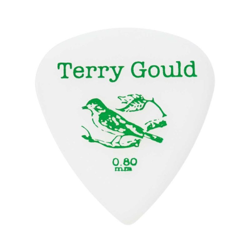 PICK BOY Terry Gould GUITAR PICK (WHITE/ティアドロップ型) [0.80mm]