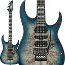 楽器種別：新品エレキギター/Ibanez 商品一覧＞＞エレキギター【120，000円〜225，000円】 商品一覧＞＞当店のギターは、出荷前に専門スタッフが検品・調整しているので安心です！Ibanez Premium RGT1270PB-CTF (Cosmic Blue Starburst Flat) [SPOT MODEL]商品説明RG Premium 2024 New Color Models !!HSHレイアウト、スルーネック仕様の王道スペック RG Premium 新カラーモデル！・ボディからネック裏までをブルー・バースト・フラット・フィニッシュで仕上げた、クールな印象の新カラー・モデル・Wizard III 7pc ネック (スルーネック)・エボニー材指板・暗いステージ上でもポジションが確認しやすい蓄光指板サイド・ポジションインレイ・ジャンボサイズ・ステンレスフレット w/Premium fret edge treatment・DiMarzio ピックアップ・Edge tremolo ブリッジ【About Premium Series】Designed to Inspire.良質なスペック&マテリアルと演奏性を追求した仕上げ、安定感を増したオリジナル・ハードウェア、そして、刺激的なデザイン。すべては奏者に創造力と閃きをもたらしてくれる、そんなギターであるために。これが Ibanez Premium シリーズのテーマです。※画像はサンプルです。製品の特性上、杢目、色合は個体ごとに異なります。商品詳細SpecsNeck type Wizard III 7pc Maple/Walnut Neck-throughBody Poplar Burl (3mm) top/American Basswood bodyFretboard Ebony fretboard w/Acrylic & Abalone block & Luminescent side dot inlayFret Jumbo Stainless Steel w/Premium fret edge treatmentBridge Edge tremolo bridgeMachine head Gotoh machine headsNeck pickup DiMarzio Air Norton (H) neck pickupMiddle pickup DiMarzio True Velvet (S)Bridge pickup DiMarzio The Tone Zone (H) bridge pickupControls， Pickup selector 1 Volume， 1 Tone， 5-way lever switchHardware color Cosmo blackStrings gauge .009/.011/.016/.024/.032/.042 (D'Addario EXL120)Neck DimensionsScale 648mm/25.5Width at Nut 43mmWidth at Last Fret 58mmThickness at 1st 19mmThickness at 12th 21mmRadius 400mmRギグ・バッグ付属イケベカテゴリ_ギター_エレキギター_Ibanez_新品 JAN:4549763352965 登録日:2024/03/18 エレキギター アイバニーズ イバニーズ