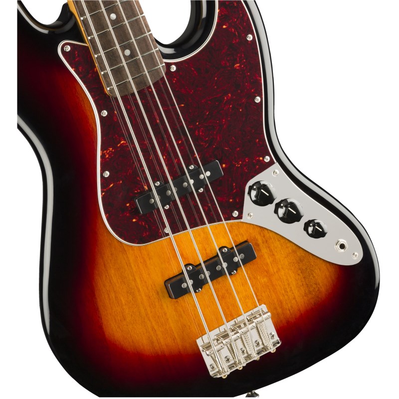 あす楽 Squier by Fender Classic Vibe '60s Jazz Bass Laurel Fingerboard (3-Color Sunburst) 3