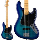 翌日配達 Fender MEX LTD Player II Jazz Bass Plus Top (Blue Burst/Maple) [Figured Map...
