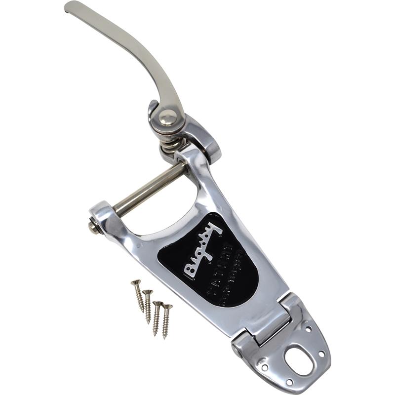 楽器種別：新品Bigsby/新品 商品一覧＞＞楽器アクセサリ【20，000円〜40，000円】 商品一覧＞＞ギター・ベース用パーツ/ギター用ブリッジ・サドル・トレモロパーツ/Bigsby 商品一覧＞＞品揃え豊富な当店なら弦、パーツ、ケーブルなどのアクセサリーがまとめて揃います！Bigsby B3 Vibrato Kit (Polished Aluminum) [0868013001]商品説明Bigsby(R) B3 Vibrato Kit， Polished AluminumBigsbyを搭載したギターは、真のBigsbyヴィブラートだけが生み出せる表現力豊かで滑らかなサウンドをもたらします。卓越した性能とヴィンテージスタイルを求めるギタリストにとって定番の選択肢であるBigsbyヴィブラートは、滑らかで正確なピッチ変化を実現し、繊細なヴィブラート効果を演出できます。そのクラシックなルックスと簡単な取り付け構造により、ギタリストだけでなくルシアーからも人気を集めています。Bigsbyサウンドを体感し、あなたのプレイを次のレベルへと引き上げましょう。B3は、薄胴のアーチトップから一部のGretsch(R) Duo Jetモデルに代表されるカーブドトップのソリッドボディに広く使用されています。テンションバーがないため、ブリッジを越える弦の角度が浅くなり、より柔らかな弾き心地を実現します。イケベカテゴリ_楽器アクセサリ_ギター・ベース用パーツ_ギター用ブリッジ・サドル・トレモロパーツ_Bigsby_新品 SW_Bigsby_新品 JAN:0885978313174 登録日:2026/06/11 ビグスビー