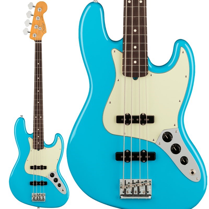 Fender USA American Professional II Jazz Bass (Miami Blue/Rosewood) 【PREMIUM OUTLET SALE】