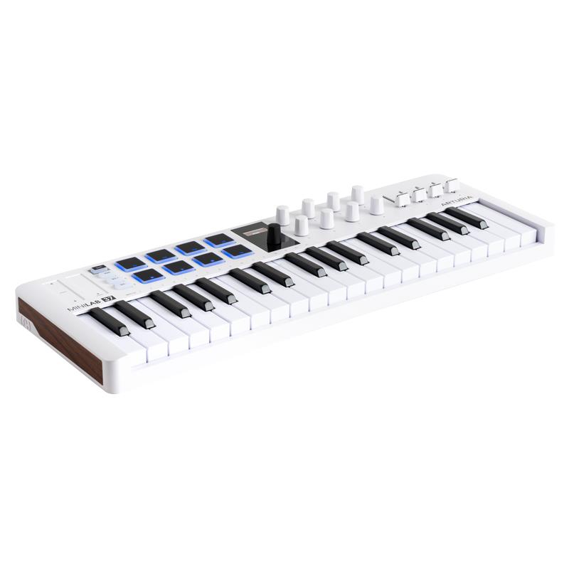 Arturia MINILAB 37 WH (アートリア)(ミニラボ)(ホワイト)(37鍵盤)(MIDIコントローラー)