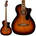 楽器種別：新品アコースティック／エレアコベース/Fender Acoustics 商品一覧＞＞アコースティック／エレアコベース【50，000円〜100，000円】 商品一覧＞＞当店のベースは、出荷前に専門スタッフが検品・調整しているので安心です！Fender Acoustics Kingman Bass (Shaded Edge Burst)商品説明アイコニックなフェンダーエレクトリックギターにインスパイアされてデザインされたCalifornia Playerアコースティックギターは、アメリカ西海岸の冒険と自由の精神を内包し、ミュージシャンを創造性の探求へと誘います。Xブレーシングが施されたソリッドスプルーストップとサペリ材のバック＆サイドで構成されたKingman(TM) Bassのコンパクトなミッドサイズオーディトリアムボディは、深くパンチのあるアーティスティックなトーンを生み出します。バインディングとブロックインレイを施したナトーネックはスリムなCシェイプのJazz Bass(R)ネックを採用し、演奏しやすい30インチのショートスケール、快適な1.5インチのナット幅、4インラインヘッドストックなど、フェンダーのエレクトリックベースDNAから生まれた特徴的なルックスを備えています。また、スムーズで正確なチューニングを可能にするヴィンテージスタイルのチューニングマシン、繊細なハーモニクスを生み出すGraphTech(R) NuBone(R)ナットとサドルなど、注目すべきディテールが満載です。また、Fishman(R) Presys+プリアンプシステムを搭載し、アンプやレコーディング機器に接続した際に、楽器本来のサウンドを忠実に再現することが可能です。大胆で目を引くユニークなCalifornia Seriesアコースティックギターは、快適な演奏性、優れたサウンド、際立ったスタイリングを備え、他のプレイヤーとは一線を画すユニークな演奏を目指す人たちのために作られています。※画像はサンプルです。製品の特性上、杢目・色合いは1本1本異なります。商品詳細Body Shape: AuditoriumBody Top: Solid Sitka SpruceBack and Sides: Sapele， SapeleBody Finish: Gloss PolyBracing: Scalloped XRosette: 2-Ring B/W/BNeck: Nato， Slim CNeck Finish: Satin UrethaneFingerboard: WalnutFrets: 20， 2mmPosition Inlays: Pearloid BlockNut (Material/Width): Graph Tech(R) NuBone(TM)， 1.5 (38.1 mm)Truss Rod: Modern Heel AdjustTuning Machines: Open-Back GearedScale Length: 30.3 (770 mm)Bridge: Modern VikingPickguard: 3-Ply BlackSpecial Electronics: Fishman(R) Presys Plus， Side-Mounted Preamp with Built-In Electronic TunerControls: Volume， Bass， Mid， Treble， Notch， Brilliance， Phase， Integrated Electronic Tuner with On/Off Switch， Low Battery Indicator LightHardware Finish: NickelStrings: Fender(R) 8060 Phosphor Bronze Acoustic Bass (.045-.100 Gauges)， P/N 0738060400Gig Bag Gig Bagイケベカテゴリ_ベース_アコースティック／エレアコベース_Fender Acoustics_新品 JAN:0717669621520 登録日:2023/08/19 エレアコベース アコべ アコースティックベース フェンダー ふぇんだー