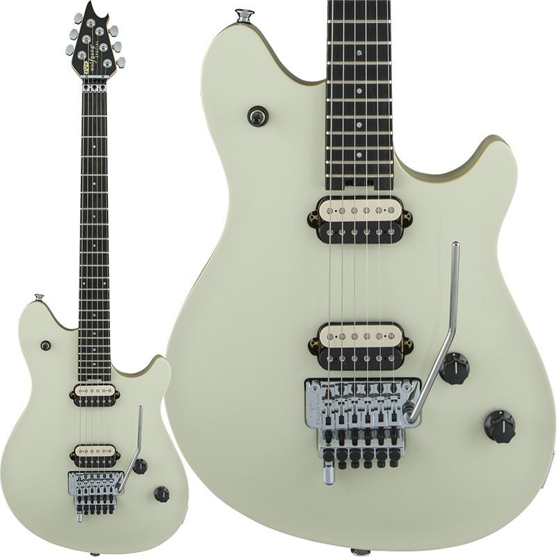 楽器種別：新品EVH/新品 商品一覧＞＞エレキギター【120，000円〜230，000円】 商品一覧＞＞その他/EVH 商品一覧＞＞当店のギターは、出荷前に専門スタッフが検品・調整しているので安心です！EVH Wolfgang Special (Ivory/Ebony)商品説明Wolfgang Special伝説的なギタリスト、エディ・ヴァン・ヘイレンによって世界中のアリーナでロードテストされたWolfgang Specialは、見惚れるようなスタイルと豪快なサウンド、あの高速プレイに耐えうる仕様で、まさに音楽を奏でるサラブレッドのようなギターです。Wolfgang Specialは、アーチドトップのバスウッドボディと、頑丈なグラファイトで補強されたボルトオンクォーターソーンメイプルネ ックを特徴とし、エディ・ヴァン・ヘイレンのストイックな仕様に見合ったウレタンバックフィニッシュが手作業によって仕上げられています。エネルギッシュなリフとリード音に対応する12インチ〜16インチコンパウンドラジアスのエボニー指板には22本のジャンボフレットとパーロイドドットのインレイが施されています。ネックエンドにはスポ ークホイールが付いており、トラスロッドの調整も簡単に行えます。2基のカスタム設計EVH Wolfgang Alnico 2ハムバッカーは、ボディにダイレクトマウントされ、ダイナミックでありながら、明瞭なヴォイシングだけでなく、強力なコード弾きとメロディーラインを支える豊かなサスティンを提供します。頑丈で信頼性の高いEVHブランドのFloyd RoseロッキングトレモロとFloyd Roseロッキングナットのコンビネーションにより、過激なアーム奏法をしても正確なチューニングを維持します。またブリッジには瞬時にドロップDチューニングに切り替えられる便利なEVH D-Tunaを装備しています。トレブルブリードサーキット付きボリュームノブに採用された500K EVH Bourns Low Friction Potは滑らかなボリューム奏法が可能で、トーンコントロールノブに採用された250K EVH Bourns High Friction Potは誤操作によるトーンシフトを防ぎます。※画像はサンプルです。製品の特性上、杢目、色合いは個体ごとに異なります。商品詳細Series: Wolfgang SpecialBody Material: BasswoodBody Finish: Satin or GlossNeck: Bolt-On Quartersawn Maple， Wolfgang BackshapeNeck Finish: Hand-Rubbed UrethaneFingerboard: Ebony， 12 to 16 Compound Radius (304.8 mm to 406.4 mm)Frets: 22， JumboPosition Inlays: Pearl DotsNut (Material/Width): Floyd Rose Locking， 1.625 (41.3 mm)Tuning Machines: EVH-BrandedScale Length: 25.5 (648 mm)Bridge: EVH-Branded Floyd Rose Locking Tremolo with EVH D-TunaPickguard: NonePickups: Direct Mount Wolfgang Humbucking (Bridge and Neck)Pickup Switching: 3-Position Toggle:Position 1. Bridge PickupPosition 2. Bridge And Neck PickupsPosition 3. Neck PickupControls: Volume (500K EVH Bourns Low Friction Pot) ， Tone (250K EVH Bourns High Friction)Control Knobs: Black Speed KnobsHardware: Black or ChromeStrings: EVH Branded (.009-.042 Gauges)ソフトケース付属イケベカテゴリ_エレキギター_その他_EVH_新品 SW_EVH_新品 JAN:0885978899197 登録日:2025/11/21 エレキギター バンヘイレン ヴァンヘイレン バン・ヘイレン ヴァン・ヘイレン