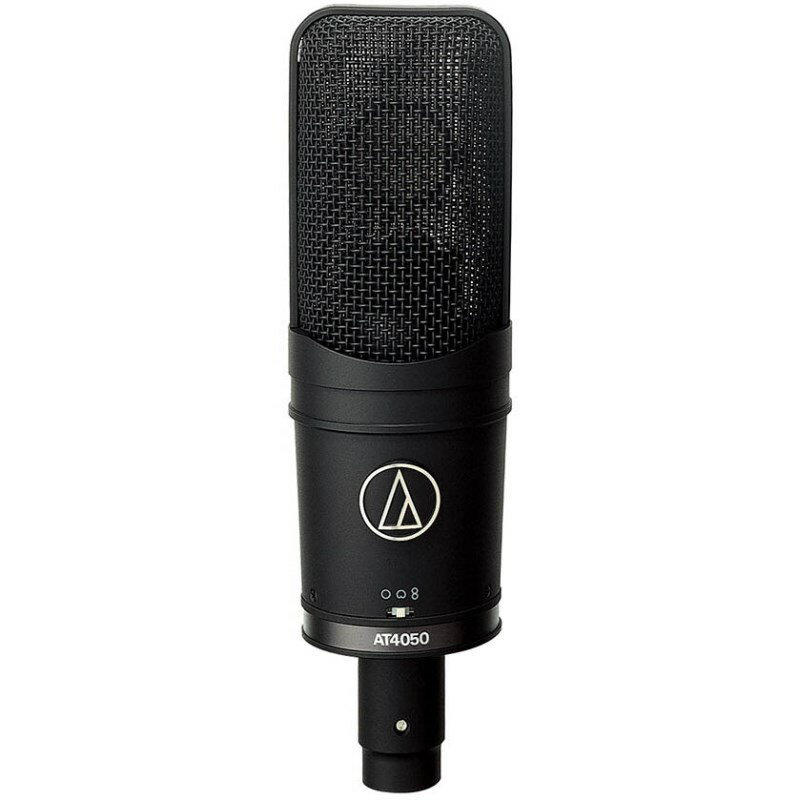 楽器種別：新品audio-technica/新品 商品一覧＞＞レコーディング【50，000円〜105，000円】 商品一覧＞＞マイク/コンデンサーマイク/audio-technica 商品一覧＞＞レコーディング機器買うなら、当店で！専門スタッフが迅速丁寧に対応します！audio-technica AT4050商品説明日本が世界に誇る、レコーディング・マイクロフォン。 色付けの無いフラットな特性は、音源の持つ魅力をそのまま受け止めます。欧米での愛用者も多い、世界が認めたリファレンス・マイクロフォン。ボーカル/アコースティックギター/ギターアンプの録音など幅広い用途に対応。フラットな特性で入力ソースのサウンドを忠実に再現します。 大口径ツイン・ダイアフラムを駆使した可変指向型。無指向性と単一指向性、双指向性をスイッチで簡単に選択できます。 高S/Nでいちだんと広いダイナミックレンジ。可変指向性と合わせて、新たなハイクォリティ収音の可能性を開きます。 −10dBのパッドスイッチと、暗騒音を効果的に低減する80Hz・−12dB/oct.のローカットスイッチを装備しています。 専用ショックマウント付です。 ■AT4050規格（改良などのため予告なく変更することがあります。） 型式 DCバイアス・コンデンサー型（ツインダイヤフラム） 指向特性 可変（無指向性/単一指向性/双指向性） 周波数特性 20〜18，000Hz（ローカットスイッチ付） 感度（0dB＝1V/1Pa、1kHz） −36dB 最大入力音圧レベル（1kHz、THD1％） 149dB・S.P.L.（パッドOFF） ローカット 80Hz、12dB/oct. SN比（at1KHz/1Pa，A−Weighted） 77dB以上 出力インピーダンス 100Ω平衡・トランスレス 電源 ファントムDC48V 消費電流 3.2mA 仕上げ 黒つや消し焼付塗装 質量 480g 付属品 AT8449 専用ショックマウント、キャリングケースイケベカテゴリ_レコーディング_マイク_コンデンサーマイク_audio-technica_新品 SW_audio-technica_新品 JAN:4961310137755 登録日:2009/09/29 マイク コンデンサーマイク コンデンサマイク レコーディングマイク オーディオテクニカ