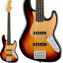 翌日配達 Fender USA American Ultra II Jazz Bass V (Ultraburst/Ebony) 【数量限定ダブルケースキャンペ...