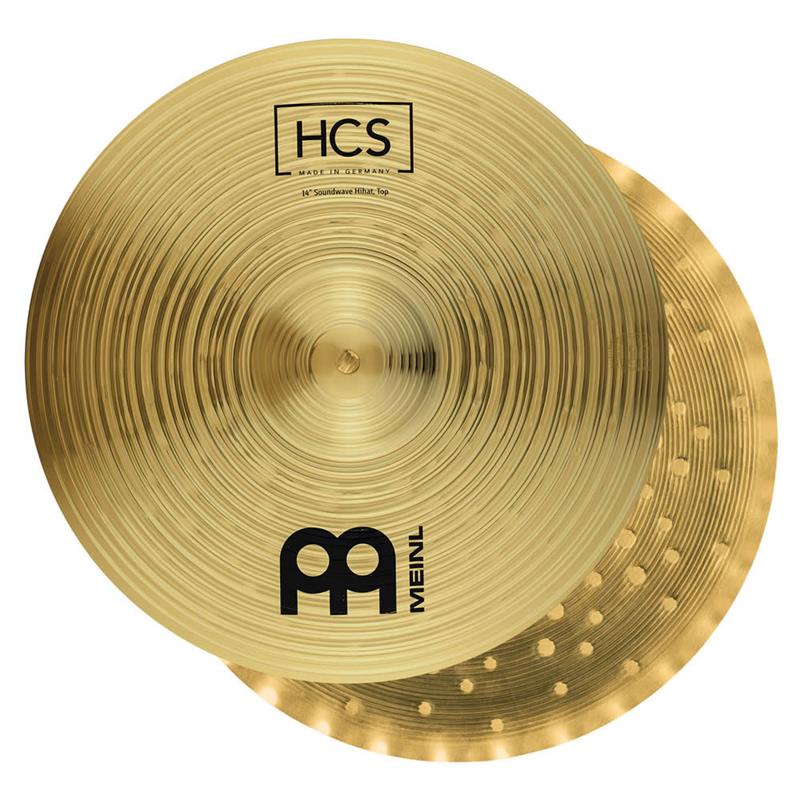 楽器種別：新品MEINL/HCS 商品一覧＞＞MEINL/新品 商品一覧＞＞ドラム【10，000円〜25，000円】 商品一覧＞＞シンバル/ハイハット/MEINL 商品一覧＞＞安心してお買い物頂けるよう、スネアもシンバルも丁寧梱包でお届けします！MEINL HCS14SWH [HCS Soundwave Hihat 14'']商品説明＜HCS Soundwave Hihat 14''＞コストパフォーマンスに優れたHCSシリーズへも、サウンドウェーブハイハットがラインナップへ加わりました。サウンドウェーブ形状のボトムシンバルが、クローズ時にシンバル間のエアロックを防止し、音抜けの良いサウンドを実現。また、力強いフットチックサウンドを得ることができます。＜HCS＞HCSシリーズは、品質と価値がコンビになったエントリーレベルのシンバルです。MS63合金製のウォームでバランスのとれたサウンドです。お手頃価格で最良のサウンドを提供しています。イケベカテゴリ_ドラム_シンバル_ハイハット_MEINL_HCS_新品 SW_MEINL_新品 JAN:0842960115239 登録日:2026/03/10 シンバル マイネル