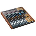 楽器種別：新品ミキサー/TASCAM 商品一覧＞＞ミキサー【60，000円〜120，000円】 商品一覧＞＞レコーディング機器買うなら、当店で！専門スタッフが迅速丁寧に対応します！TASCAM Model 16商品説明★マルチトラックレコーダー、オーディオインターフェースを統合した多機能アナログミキサー『Model 16』は、TASCAMアナログミキサーのフラグシップであるModel 24のパワフルなレコーディングエンジンとミキシングの機能性を踏襲。ラックマウント可能なコンパクトなボディを実現し、アナログサウンドの暖かさとデジタルワークフローの機能がベストマッチしたハイブリッドミキシングコンソールです。ミキシングソリューションとして小規模のライブパフォーマンスやレコーディング、リハーサルスタジオなど様々なシチュエーションに適しています。ミキシングはもちろん、マルチトラックレコーダーおよびUSBオーディオインターフェースとして機能するほか、リバーブなどのエフェクトや柔軟なルーティング機能を持ち、さらにBluetooth機器のワイヤレス再生も可能です。●自由自在なミキシングを可能にする14チャンネルのアナログ入力『Mode 16』のトップパネルには10 MIC / 14 LINE / 2 INSTで構成された14チャンネルのアナログ入力端子を装備。ライブレコーディングやミキシングに必要なマイクや楽器類、オーディオソースなどをフレキシブル且つ、簡単に接続できます。Bluetooth 5.0対応のステレオ入力ソースチャンネルには、RCAピンジャックおよび ステレオミニジャック入力端子も備えています。●ナチュラルでピュアな高音質を実現チャンネル1〜8までのマイク入力にはTASCAM Ultra-HDDA (High Definition Discrete Architecture)マイクプリアンプ回路を搭載。低ノイズ、自然で透明なサウンドを提供します。●直感的で充実した機能を持つチャンネルストリップ各チャンネルには、入力レベルの微調整を可能にするゲインノブを装備。その下部には、ローカットフィルターボタンやLIVE/PC/MTRのモード切替スイッチを配置、異なる入力ソースをフレキシブルに組み合わせることが可能です。また、チャンネル1〜8には、1ノブコンプレッサーおよび3バンドミッドパラメトリックEQノブも搭載されており、直感的で素早い操作性を実現しました。●際立つオーディオルーンティングとモニタリング性能マスターセクションはMAIN、SUB、CRの3系統の出力を独立して装備。AUX出力部では、3系統の出力(MON1、MON2[pre/post切替]、FX)を用意。ステージモニターや外部エフェクター、信号プロセッサー、ヘッドホンミックスなどに音声信号を送ることができます。●パワフルな16トラックデジタルMTR機能内蔵『Model 16』は、TASCAMが誇る長年の録音技術のノウハウが詰め込まれた高性能マルチトラックエンジンを搭載。14系統の入力および2メインミックスの最大16トラックを24 bit/48 kHzの高音質でSDカードへ録音が可能。ライブ演奏からサウンドリハーサル、講演会やミーティングまで幅広い用途の録音に対応します。さらにパンチイン・パンチアウト機能でオーバーダブ録音も簡単にできます。録音されたトラックはその場でミキシング、マスタリングが可能なことに加えて、コンピューターにエクスポートして編集し、用途に合わせたファイル形式に仕上げることも可能です。●高音質オーディオインターフェース機能内蔵16 In / 14 OutのUSBオーディオインターフェース機能を内蔵する『Model 16』は、最大24 bit/48 kHzで外部DAWへの録音や再生が可能です。TASCAM USBドライバーにより、オーディオバッファ値を最小4サンプルに設定することができ、低レーテンシーかつ高効率なパフォーマンスを提供します。●柔軟な入力設定各チャンネルに装備されているMODEスイッチにより、必要に応じたソース選択が可能です。『Model 16』の柔軟な入力設定により、マイクや楽器など『Model 16』に入力されたソースと内蔵MTRの再生トラックとUSB経由でのDAWソフトの音源をすべて同時に使用することができます。●16種類の編集可能な内蔵マルチエフェクト『Model 16』のエフェクターセクションは、リバーブやディレイ、コーラス、フランジャーなど多用途で編集可能な合計16種類のエフェクトを内蔵し、フットスイッチでのオン/オフ操作も可能です。また外部エフェクターを使用することも可能です。●マスターセクションに4バンドEQを装備マスターセクションには、HIGH/LOWシェルビングとWIDE/NARROW Q搭載パラッメトリックの4バンドEQを装備。メインアウトまたはMON1/2にインサート可能です。■機能一覧◎16マルチトラックレコーダー(MTR)搭載。 SDカード(Class 10以上)に最大48kHz/24bit、16マルチトラック同時レコーディングが可能◎最大8トラックのパンチイン・パンチアウトが可能◎16入力/14出力USBオーディオインターフェース機能でDAWとのオーディオデータの入出力が可能◎14ch ミキサー入力(10 モノラルXLR/TRS-バランス、2TRS-バランス ステレオペア)◎10ch マイクプリアンプ、CH1〜CH8にはクリアな音色のTASCAM Ultra-HDDAマイクプリアンプを装備◎オーバーロード(OL)付シグナルLED搭載ゲイン調整ノブ(CH1〜CH12)を装備◎各チャンネルの入力ソース切り替えに(LIVE/PC/MTR)モードスイッチを装備◎便利な1ノブコンプレッサーをモノ入力チャンネル(CH1〜CH8)に装備◎入力には3バンドEQ装備 、CH1〜CH8にはミッドパラメトリックEQ(中域周波数可変型)装備◎100Hz ローカットフィルター (CH1〜CH12)◎全てのXLRマイク入力には+48Vファントムパワー対応◎3つのAUX系出力、 AUX1(pre)、AUX2(pre/post切替付き)、FX(post)◎各入力セクションにミュート、MAIN/SUBバスアサイン、PFLスイッチを装備◎AAC、SBCコーデック対応のブルートゥース(BluetoothR 5.0)入力◎CH13/14ライン入力にはRCAピンと3.5mmステレオミニジャックを装備◎Hi/LoシェルビングEQ、WIDEとNARROR QのパラメトリックEQ装備(マスター出力　MAIN/SUB切替)◎実用的なリバーブ/ディレイなど16プリセットTASCAM内蔵エフェクター◎XLRバランスのMAIN出力とTRSバランスのSUB出力◎視認性の高い12セグメントLED出力レベルメーター◎1系統のステレオコントロールルーム出力◎6.3mm(1/4)ステレオ標準ジャックヘッドフォン出力◎フットスイッチ用リモートコントロールジャック(6.3mm(1/4)TS標準ジャックTASCAM RC-1F用)◎視認性に優れた自照式REC/PLAY操作キー◎使いやすさを配慮した操作メニュー構成◎簡単なメニュー操作を可能にするマルチジョグダイヤルを搭載◎19インチ ラックマウント対応(ラックマウントキットは別売オプション)◎落ち着いた木目調の側面ウッドパネル(ラックマウント時には取り外し)■主な仕様・電源：AC 100〜240V、50/60Hz・消費電力：40W・外形寸法：430(W) × 112.9(H) × 463(D)mm (サイドパネル、突起部を含む)・質量：7kg・動作温度：5〜35 °C・付属品：電源コード、取扱説明書(保証書付き)イケベカテゴリ_レコーディング＆PA機器_ミキサー_TASCAM_新品 JAN:4907034131266 登録日:2019/09/21 ミキサー タスカム