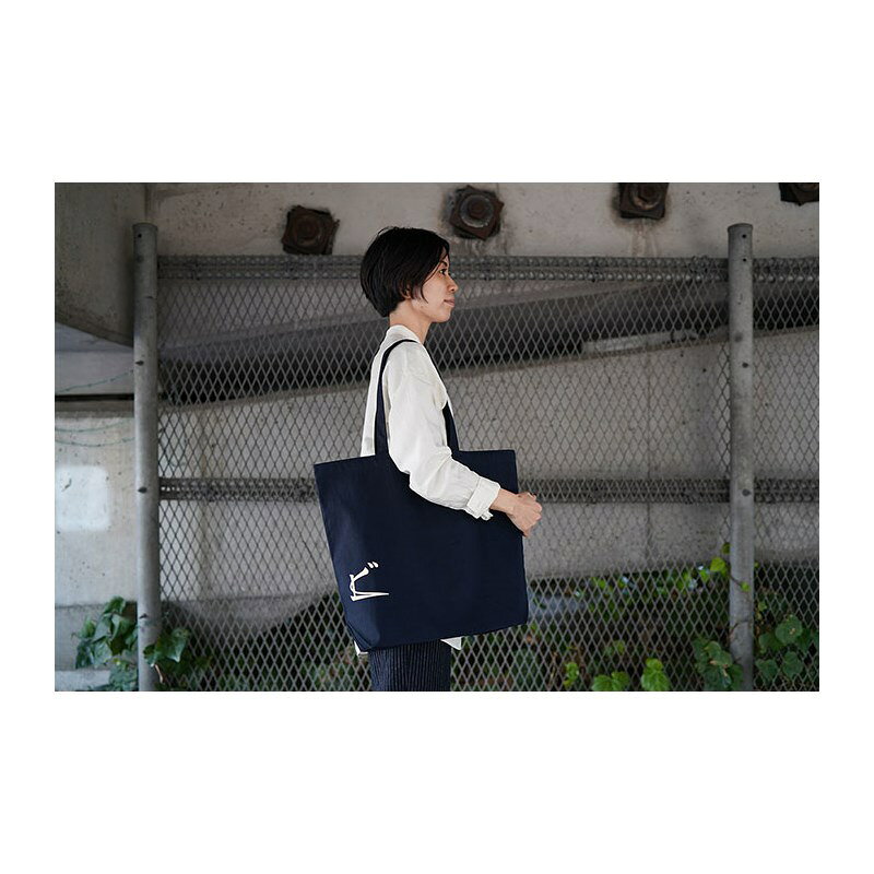 BURR FINE COFFEE ペダルトートバッグ 『ど』 NAVY