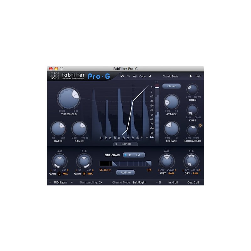 FabFilter Pro-G (代引不可)(オンライン納品)