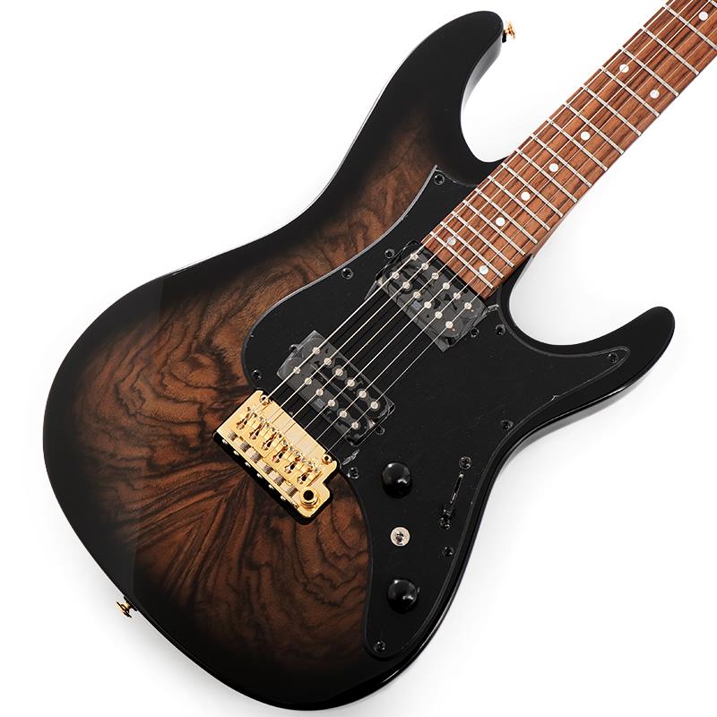 楽器種別：新品Ibanez/新品 商品一覧＞＞エレキギター【145，000円〜275，000円】 商品一覧＞＞STタイプ/Ibanez 商品一覧＞＞当店のギターは、出荷前に専門スタッフが検品・調整しているので安心です！Ibanez Premium AZ41P1EW-NGT (Natural Gray Burst) [SPOT MODEL]商品説明AZ Premium 2026 NEW Model !!新世代ギタリストのスタンダード・モデル、AZ Premium流線的な杢目に深みのあるブラウン・カラー・フィニッシュが落ち着いた印象を与えるピックガードマウント/HHレイアウト 新モデル◆AZ Oval C Roasted Maple neckネック材には加熱処理されたメイプル材を使用しています。加熱処理をすることで、形状安定性、反りに対する耐久性、耐水性、温度変化に強いといった効果があります。ネックの厚みは数種類の試作と検証を経た結果、20.5*22.5 (at 1F*12F)がベストであると結論付けました。ネック裏はサテンフィニッシュで仕上げ、スムーズな弾き心地を約束します。ネックシェイプについては、自社・他社問わず数十種類のギターのネック・グリップを計測、分析して完成したオリジナル・ネック形状です。指板とネックの接着面から指板エッジにかけてなだらかに落とし込むようにシェイピングし、指板エッジを丸めたコンフォート・グリップです。ボールミル加工によって正確にその形状を再現しています。ネック幅はナットで42mm、最終フレットで57mmに設定し、ロー・フレット部では握り込みやすさ、ハイ・フレット部にかけては親指をネック裏に置くクラシカル・スタイルでの演奏性を特に配慮した形状となっています。◆Rosewood fretboard中音域特性と暖かみのあるトーンが特長のローズウッド材を指板材に採用。◆Jumbo Stainless Frets & Luminescent side dot inlayメンテナンス性に優れ、音の立ち上がりが早く、コード弾きでも分離が良く、ノート弾きでもクリアな出音を特徴とするステンレス・スチール・フレットを採用。軽いタッチで押弦でき、速いパッセージを弾いたり、スムーズなチョーキングを行える点に優れている、ジャンボサイズを採用しています。また、照明などでめまぐるしく変化する演奏環境に対応してくれる、高い視認性を誇る3.0mm径の蓄光材ドット・ポジションを採用しています。◆A shallow body back contour & Super All Access Neck Jointコンテンポラリーなデザインを目指したオリジナル・ボディ形状です。Ibanezの代表機種であるSを想起させる、薄く仕上げたボディ・コンターと大きめのエルボー・コンターは、プレイヤーとギターとの一体感を生み、演奏性向上にも大きく貢献します。ボディのくびれを深くすることで抱えた時やステージ上での取り回しが良く、高い演奏性を実現しています。ボディ表面はR3mm、裏面はR8mmと表裏で角Rを変えており、座位/立位に関わらずギターを抱えた瞬間にフィット感が感じられるエルゴノミックな設計です。ボディ裏面から8mmの高低差で段彫りし、さらにネックとの接合部を球面に仕上げることで高い演奏性を実現したSuper All Access Neck Jointを採用しています。低音弦側のカッタウェイを浅めに設計しており、ボディとネックとの設地面積を最大化することで、高い演奏性を保持しながらもサスティーンとレゾナンスの良さをも両立しました。またホーンとカッタウェイはIbanezの代表機種であるRGを彷彿とさせる、抉りの大きな形状です。ハイポジションでの弾きやすさを実現しています。◆Seymour Duncan×Ibanez collaboration pickups 「Hyperion 」数十種以上のピックアップを入手し、それら全ての周波数特性を測定。その中からAZに最適と考えられるピックアップの仕様と音像を割り出し、ピックアップ・ブランドとして長い歴史を持ちつつ、今も尚新たな取り組みを続けているピックアップ・ブランドの代名詞Seymour Duncan社とのコラボレーションによって生まれたAZ専用ピックアップです。歪ませてもどこかに原音のクリーンさを残す様、すべからく出力を抑え気味にして、ピッキングの追従性と再現性にポイントをおいたカスタム・ピックアップです。トレブルからベース、あるいは1弦から6弦までの鳴り方まで、あくまでもトータルのバランスを重要視しエフェクトの乗りの良さも追求しました。マグネットはAlnico-5を採用しています。◆Alter switch for dyna-MIX 10 wiringミニ・スイッチの切替えひとつで自由自在にハムバッカーとシングルコイル・モードを行き来することができ、10種類のサウンド・バリエーションを奏でられます。リアルなシングルコイルサウンドを実現するPower Tapモードへ切り替え可能です。片方のコイルはタップさせ、もう片方のコイルの低音域を生かす特殊配線が施された、ただのタップでは得られないクリアな高音域と太くて輪郭のハッキリしたサウンドが特徴です。限られた機材で限られた機材で一人何役もこなさなければならない現代のギター・プレイヤー向きのスイッチング・システムです。◆Gotoh T1502 tremolo bridge with Steel saddles 10.5mm string spacing Snap and hold arm socket多くのプレイヤーやブランドから、トレモロ・ブリッジの決定版として定評のあるGOTOH 510ブリッジを、IbanezとGOTOHとのコラボレーションで新生させたブリッジです。立ち上がりが良さと、タイトなサウンドを実現するスチール製サドルと亜鉛ダイキャスト製のイナーシャ・ブロックを採用し、コード・ワークでの音の分離感の良さも特徴としています。弦間ピッチは10.5mmのナロー・スペーシング設計で、スキッピングやハイブリッド・ピッキングを多用するプレイヤーが要求する、弦間をまたいだピッキングのしやすさを追求しました。また、Ibanez Edgeトレモロのアームや、ウルトラ・ライト・トレモロ・アーム（カーボン製/UTA20/別売）も流用出来るアーム・ソケットを採用。従来のアームの様に回し入れることなくスナップ・インでアームを装着できます。プレイヤーの好みに応じて、アーム角度の固定/開放を可能にしたアーム・トルクアジャスト機構も搭載しています。加えて、スタッドに埋め込まれたイモネジでがっちりと固定することで、チューニングのスタビリティやレゾナンスに大きく貢献するスタッド・ロック機構をも標準装備しています。スムーズなアーミングやアームアップが可能な2点支持フローティングを採用しています。◆Graph Tech nutすべりの良いチューニングの安定性を誇るGraph Tech製のナットを採用しています。クリアなサウンドとサスティーンの良さを両立しています。◆Gotoh MG-T locking machine heads弦交換の利便性を追求し、チューニングのスタビリティに定評のあるGotoh MG-T ロッキング・マシンヘッドを採用しました。指でダイヤルを回すことにより、ポスト穴に通した弦を簡単にロックできる構造です※画像はサンプルです。製品の特性上、杢目、色合いは個体ごとに異なります。【Story of the AZ】ギター・プレイにテクニックを求める風潮は日々その勢いを増し、ロック、メタル、ブルース、ジャズ、フュージョンといった音楽スタイルは融合の度合いを強めています。インターネットやデジタル・デバイスの進歩によって、プレイヤー個々人が発信できる範囲が国境を越えることももはや珍しい現象ではなく、パフォーマンスの配信が気軽にできるようになりました。その結果、プレイヤーが国籍・年齢・性別を問わずして参加し、そして評価される大きなコミュニティが形成され、コミュニティ内での交流も盛んとなり、互いに切磋琢磨し、独創性やテクニックや表現方法は常にアップデートされ続ける宿命となりました。世界中から続々と新世代のギター・ヒーローとギター・ヒロインがあたらしい驚きを伴って世に飛翔する時代となったのです。そんなプレイヤーがギターに要求することは、更なる高みを目指すがゆえに非常にシビアなものとなっています。もはや彼らにとってギターはすでに単なる道具ではなく、ふたつの手、10本の指が織りなす音楽とその表現力を高めるための取り替えができる体の一部とさえ言えるかもしれません。そんな新世代ギタリストに向けて、体の一部として同調（Synchronize）できるようなギターをつくる、それこそがIbanezがAZを生み出した理由のひとつです。Ibanezは、当代のプレイヤーに求められるギターを作るモダン・ギター・ブランドの第一人者であるという自負があります。このAZはIbanezがこれまで培ってきた全てAからZまでを注ぎ込んで生み出されました。AZには、モダン・プレイヤーに求められる要素を実現するために、随所にIbanezが蓄積したギター作りのDNAが息づいており、それは各部の設計、カラーやデザインにモダンとクラシカルとが織り交ぜられるところからも見て取れるでしょう。では、単に「良いパーツ」を集めれば良い音を奏でる良いギターが生まれるものなのでしょうか？私たちIbanezは「良い音」に根拠はなく、そこにあるのは「求める音」だと考えています。求める音を奏でられるギターはいいギターです。ギターにおいては個々のパーツや設計はそれぞれが独立したものではなく、相互に同調することでサウンド・キャラクターが定義づけされ、結果求める音を得ることができるとIbanezは考えています。AZはトラッドなギターの焼き直しでしょうか？他者に追従したギターなのでしょうか？それを確かめる方法はただ一つ、あなたがこのギターを手にし、奏でることだけです。AZの誕生が示すこと。それはただギターの新世代機が生まれた、ということを意味します。商品詳細SpecsNeck type AZ Oval C Roasted Maple neckBody English Walnut top / American Basswood bodyFretboard Rosewood fretboard w/Mother of Pearl dot & Luminescent side dot inlayFret Jumbo Stainless steel fretsNut Graph Tech nutMachine head Gotoh MG-T locking machine headsBridge Gotoh T1502 tremolo bridgeNeck pickup Seymour Duncan Hyperion (H)Bridge pickup Seymour Duncan Hyperion (H)Controls， Pickup selector 1 Volume， 1 Tone， 5-way lever switchOther Switches dyna-MIX10 switching system w/Alter SwitchHardware color GoldString gauge .010/.013/.017/.026/.036/.046 (D'Addario EXL110)Neck DimensionsScale 648mm/25.5Width at Nut 42mmWidth at Last Fret 57mmThickness at 1st 20.5mmThickness at 12th 22.5mmRadius 305mmRギグバッグ付属イケベカテゴリ_エレキギター_STタイプ_Ibanez_新品 SW_Ibanez_新品 JAN:4549763377050 登録日:2026/06/12 エレキギター アイバニーズ イバニーズ