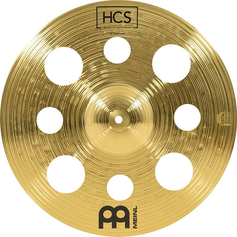 楽器種別：新品MEINL/HCS 商品一覧＞＞MEINL/新品 商品一覧＞＞ドラム【5，000円〜20，000円】 商品一覧＞＞シンバル/クラッシュ/MEINL 商品一覧＞＞安心してお買い物頂けるよう、スネアもシンバルも丁寧梱包でお届けします！MEINL HCS Trash Crash 16 [HCS16TRC]商品説明●HCS シリーズ＜・MS63合金製・マッチングされたセット販売あり・優れたコストパフォーマンス 音楽ジャンル＞HCSシリーズは、品質と価値がコンビになったエントリーレベルのシンバルです。MS63合金製のウォームでバランスのとれたサウンドです。お手頃価格で最良のサウンドを提供しています。Trash Crash：ブラス製であることに加え、様々なサイズのホール・カッがあることで、サスティンの短いラウドで強めのクラッシュ・サウンドとなっています。リーズナブルな価格のエフェクト・シンバルです。サイズ：16インチイケベカテゴリ_ドラム_シンバル_クラッシュ_MEINL_HCS_新品 SW_MEINL_新品 JAN:0840553012682 登録日:2013/05/13 シンバル マイネル
