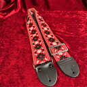 Souldier Strap BK/Tulip WH/Star on Red