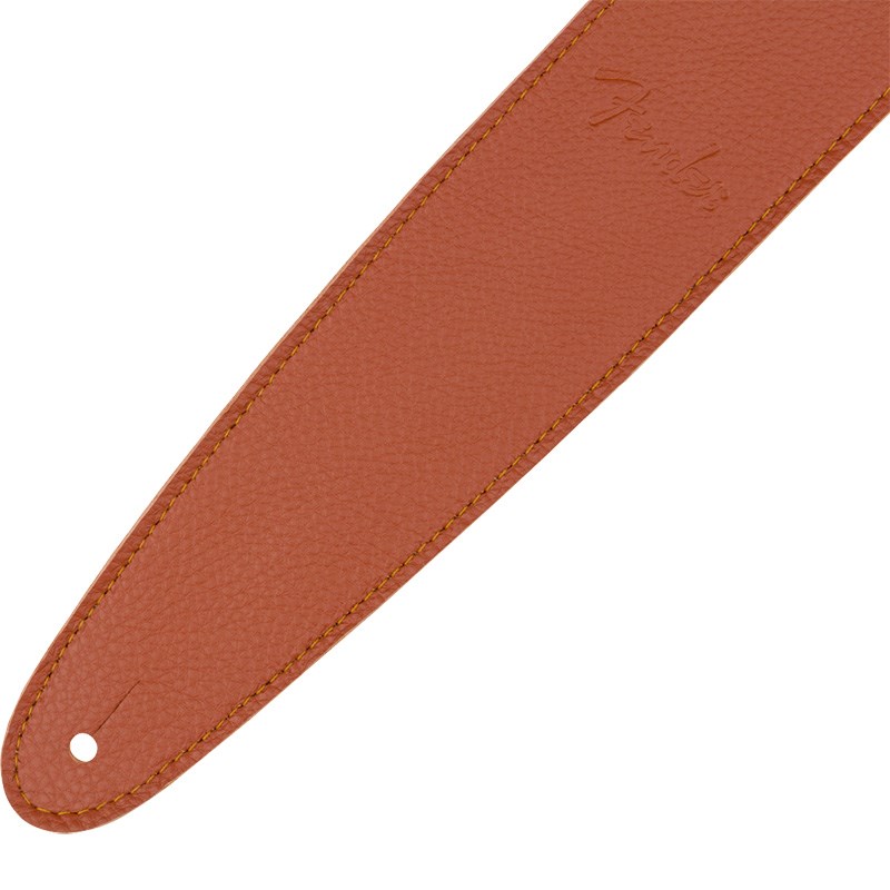 Fender USA Limited Leather Strap， Tangerine