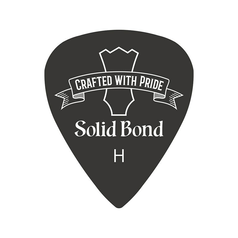 Solid Bond Teardrop Pick [PD2-BKH]